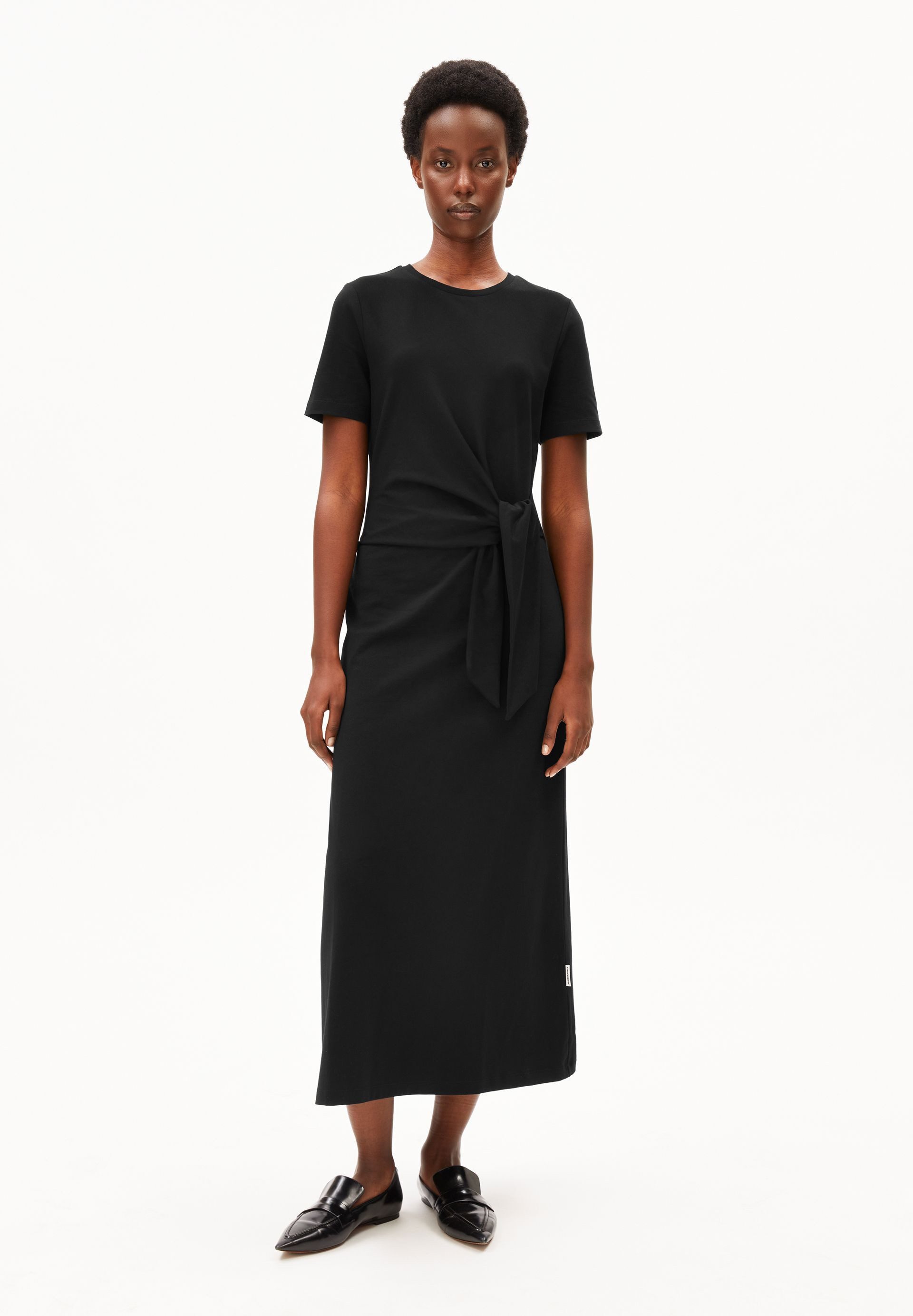 Armedangels Jerseykleid JELTAA Jerseykleid aus Bio-Baumwoll Mix (Slim Fit) günstig online kaufen