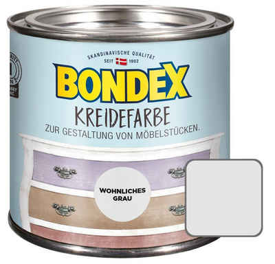Bondex Holzschutzlasur Bondex Kreidefarbe 500 ml wohnliches grau