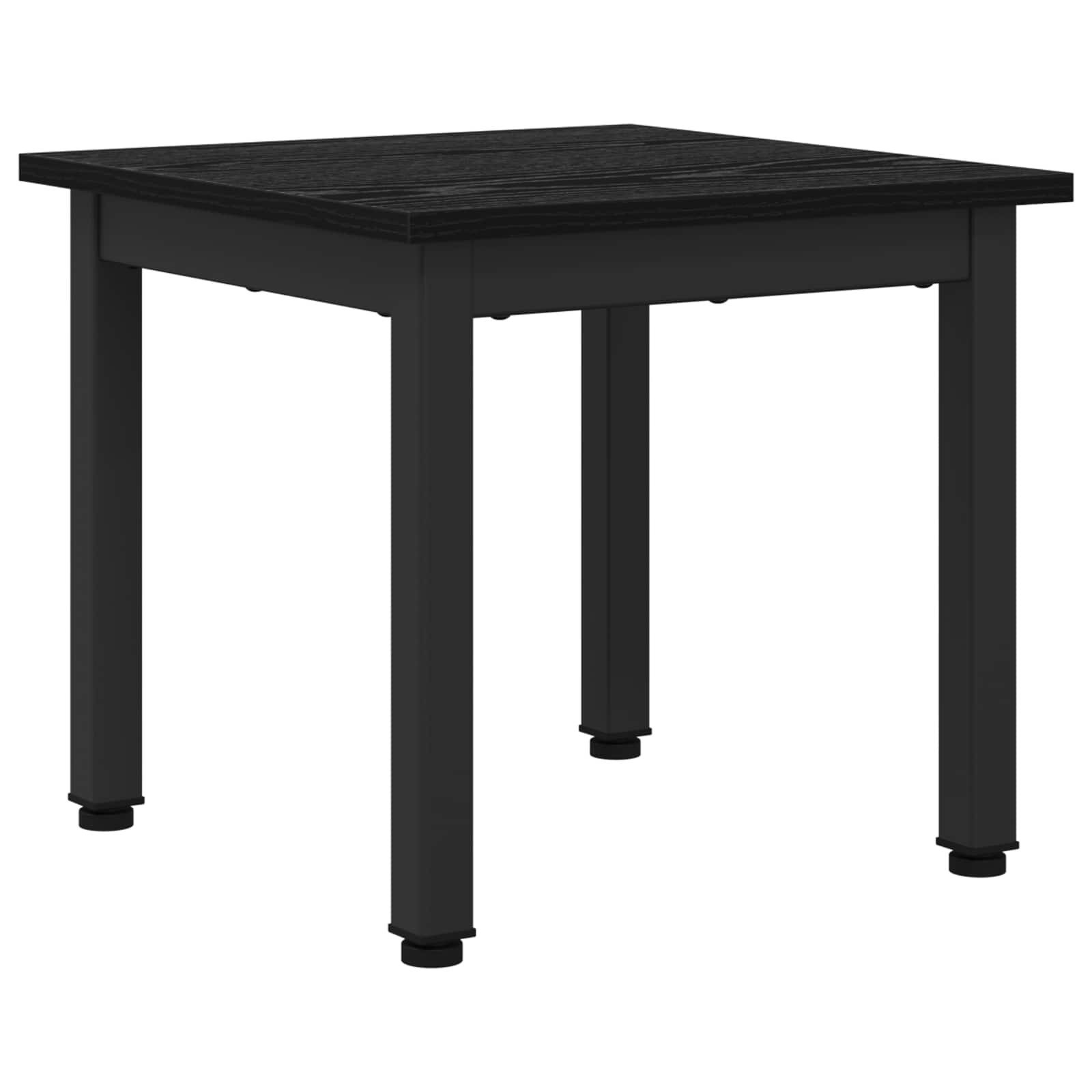 vidaXL Couchtisch Couchtisch Schwarz Eichen-Optik 40 x 40 x 36 cm Holzwerkstoff (1-St)