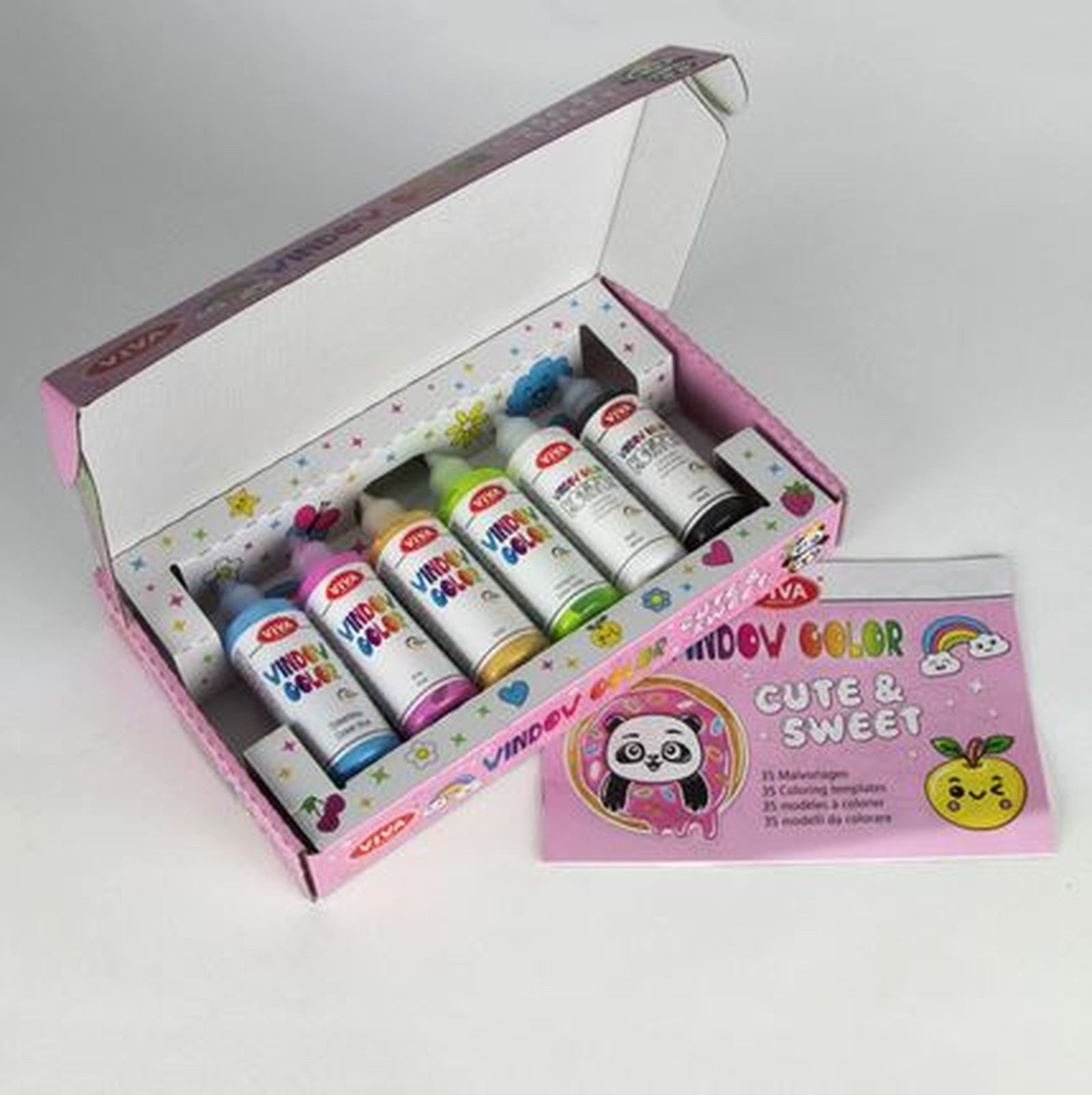 Viva Decor Kreativset Kids Window Color Set - Let it snow