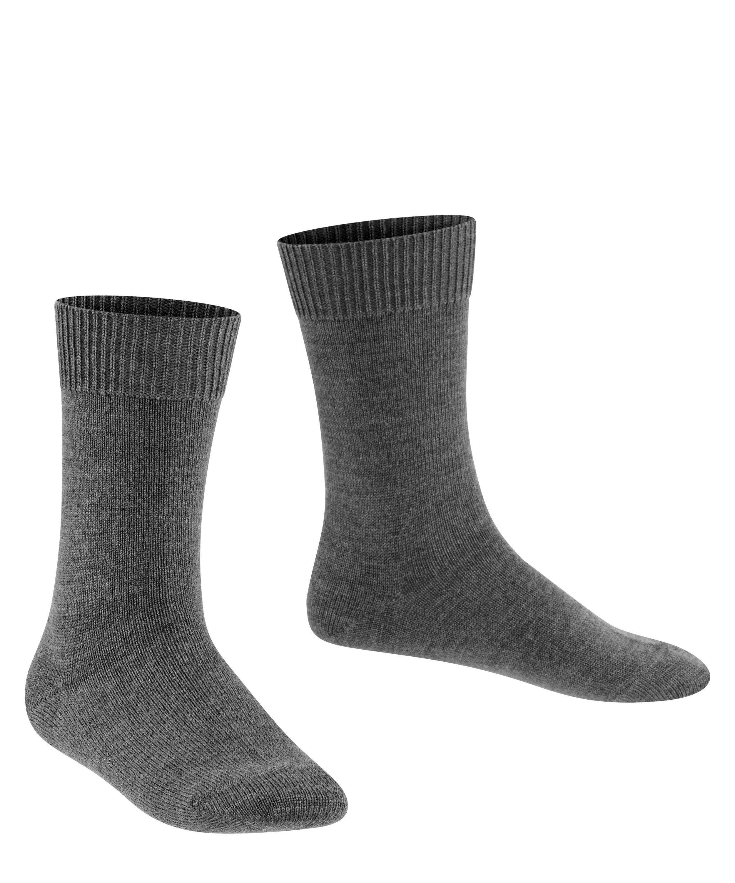 grey dark Socken (3070) (1-Paar) FALKE Comfort Wool