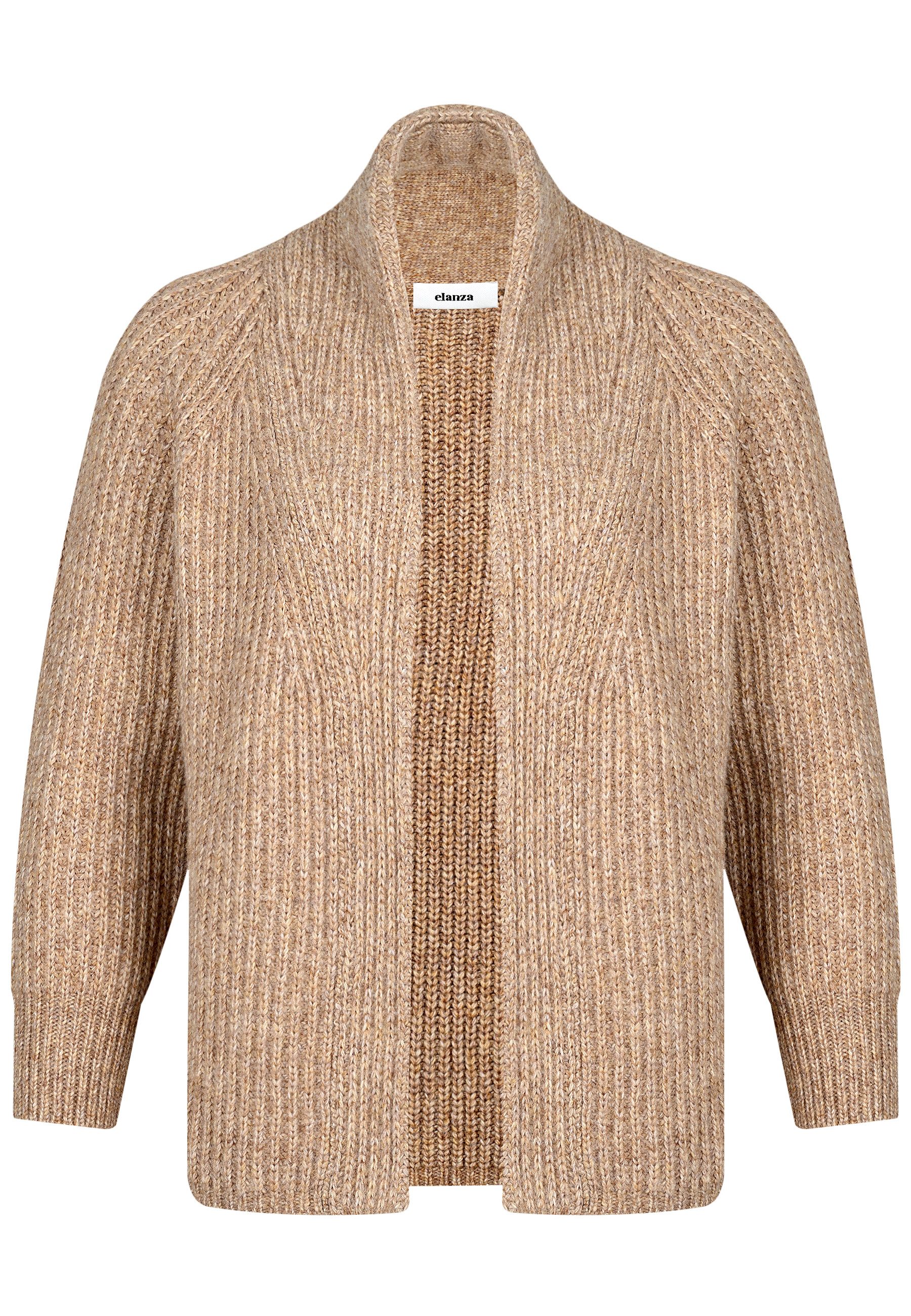 elanza Cardigan Strick-Cardigan in Sand (1-tlg) günstig online kaufen