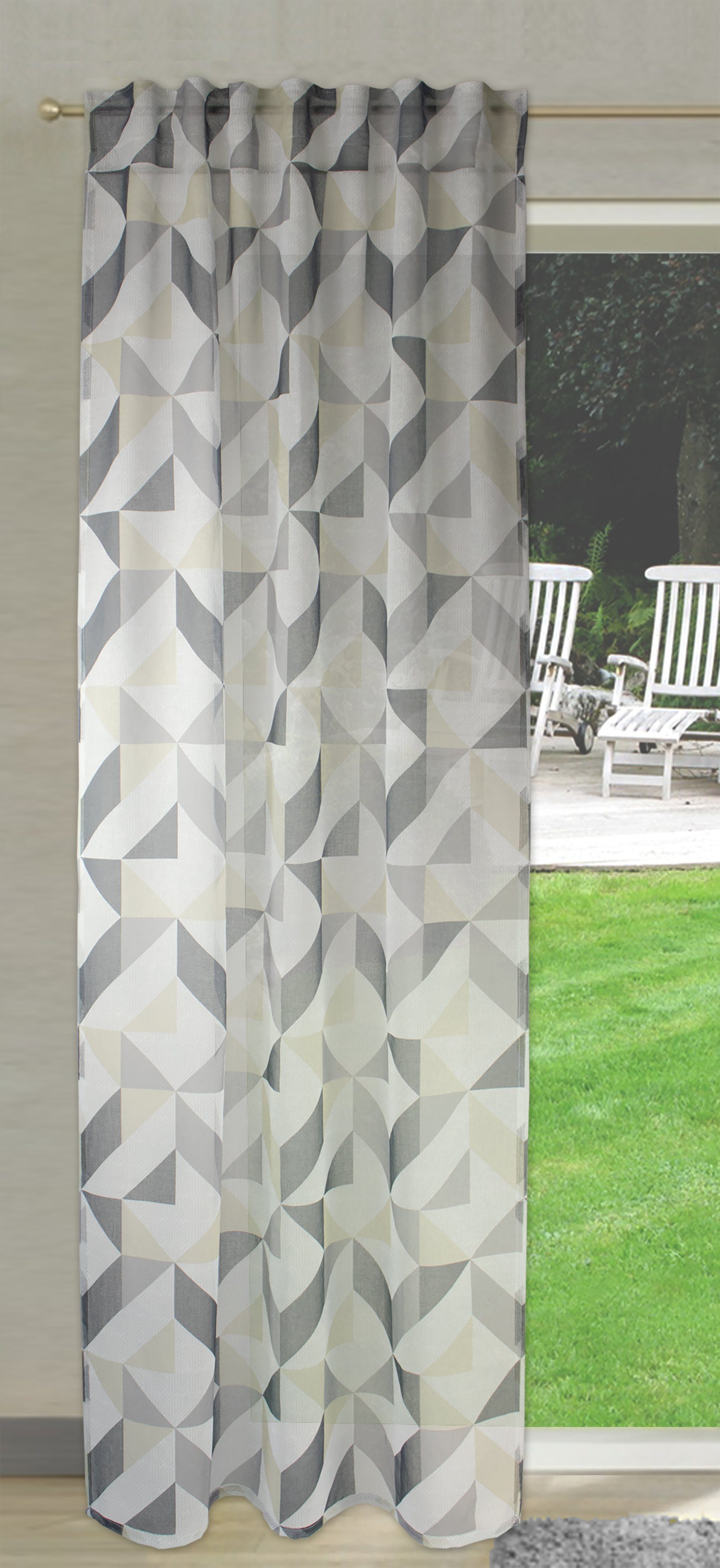 EXPERIENCE Vorhang Schlaufenschal Seitenschal Verdeckte Schlaufe Schlaufenv günstig online kaufen