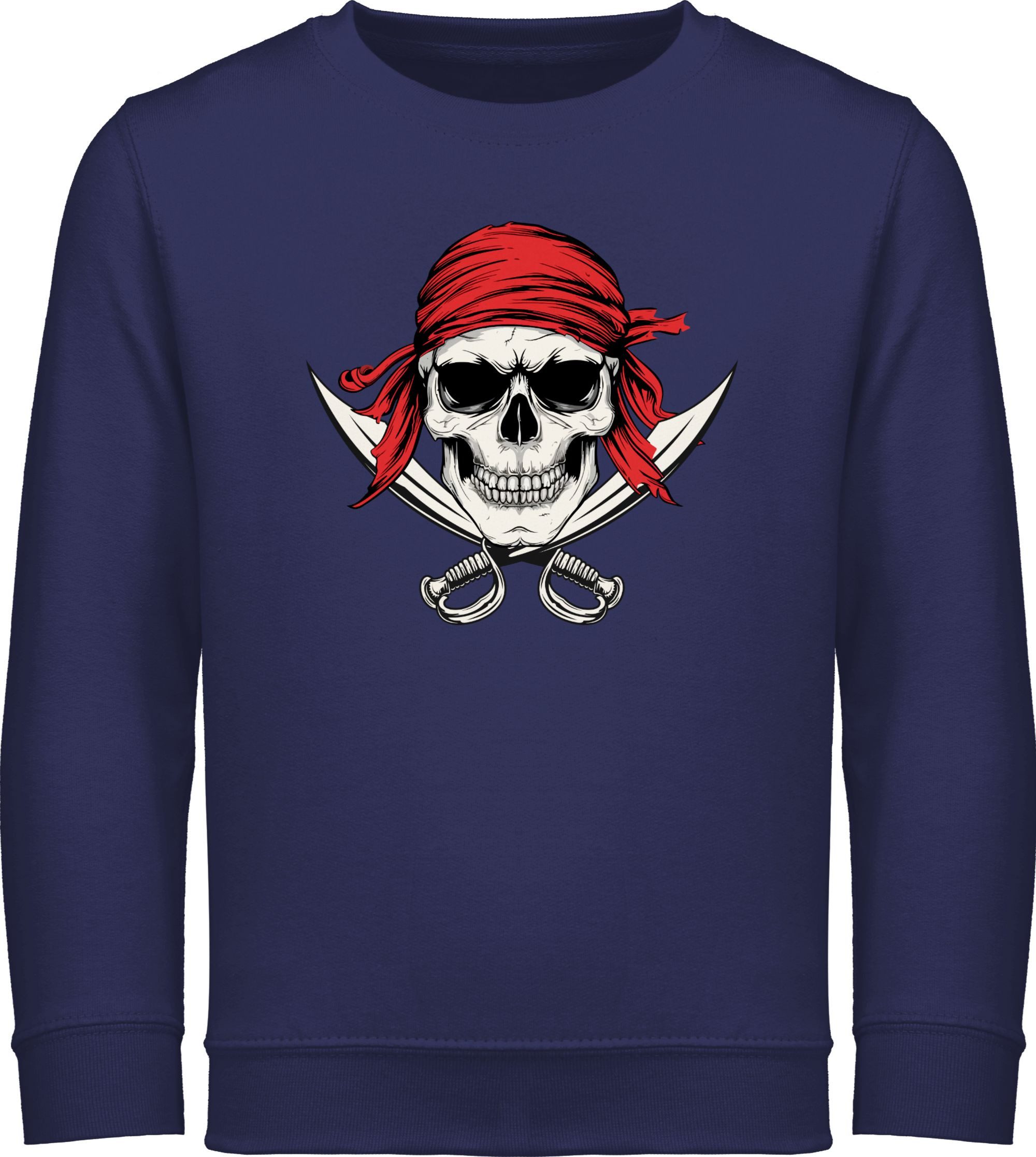 Sweatshirt Böser Pirat, Piraten Totenkopf, Pirates, Seeräuber, Freibeuter