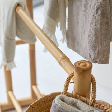 Tikamoon Handtuchhalter Balyss Handtuchhalter aus Bambus