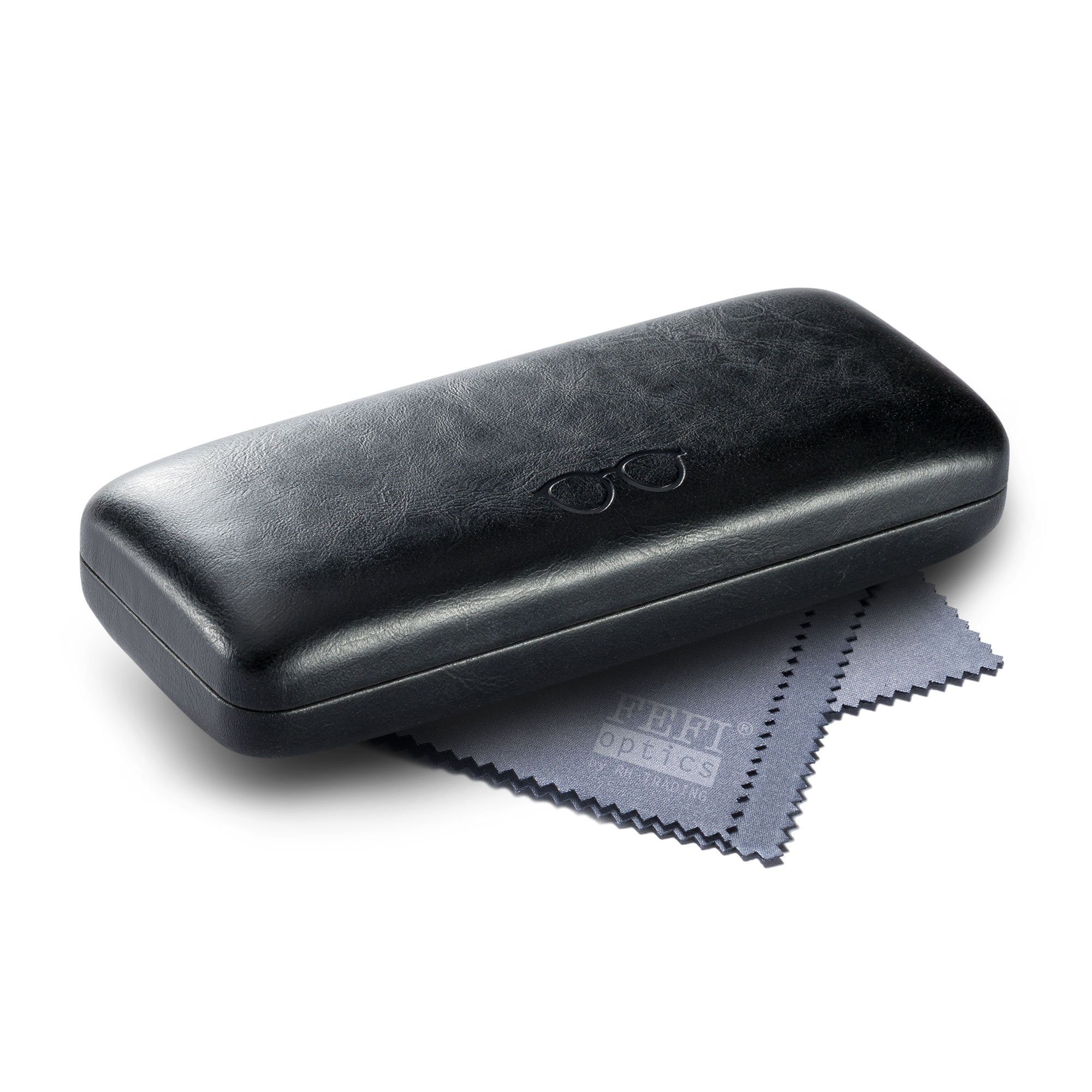Brillenetui im Leder-Look mit Brillenprägung (Hardcase)