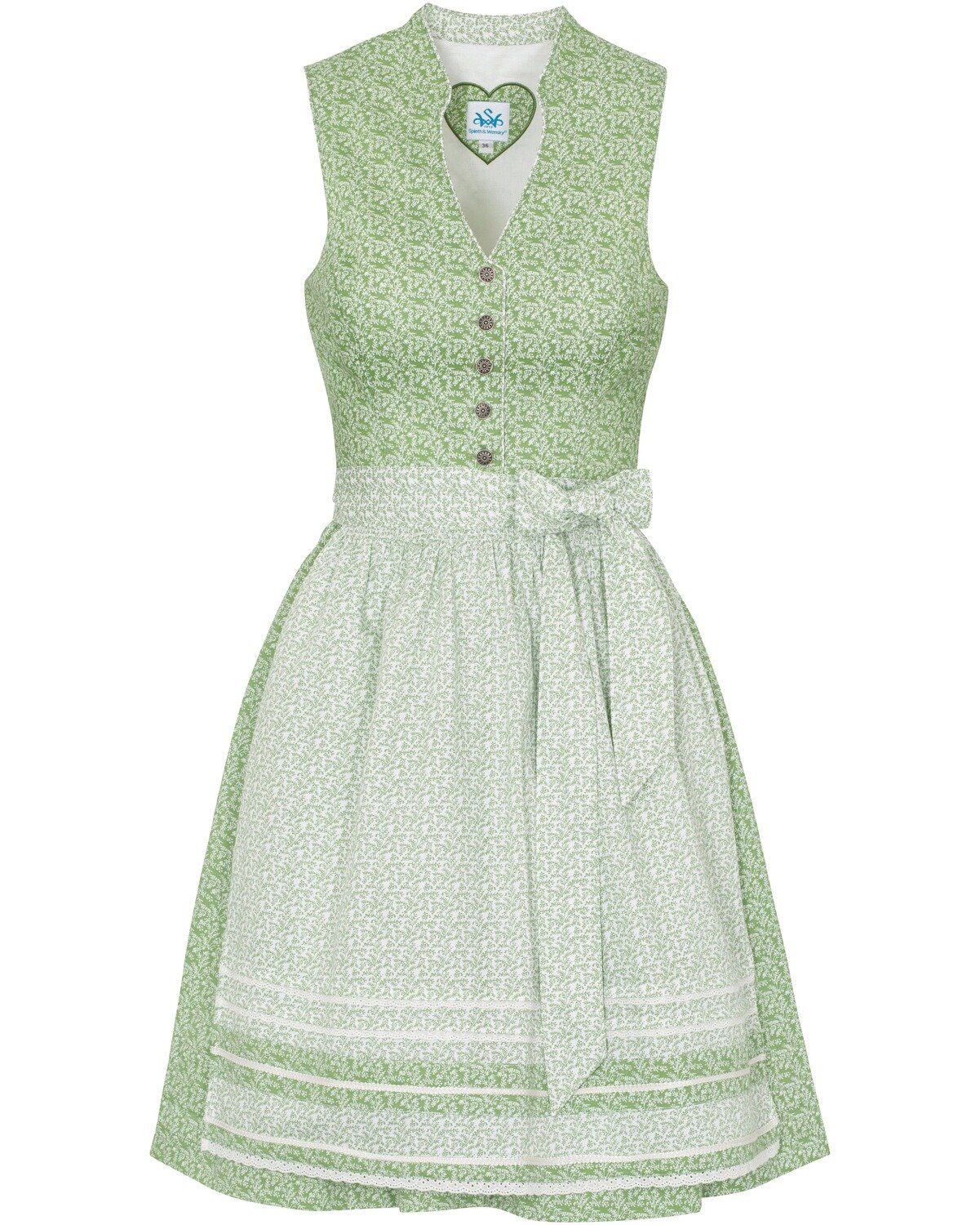 Spieth & Wensky Dirndl Mini Baumwolldirndl Narissa