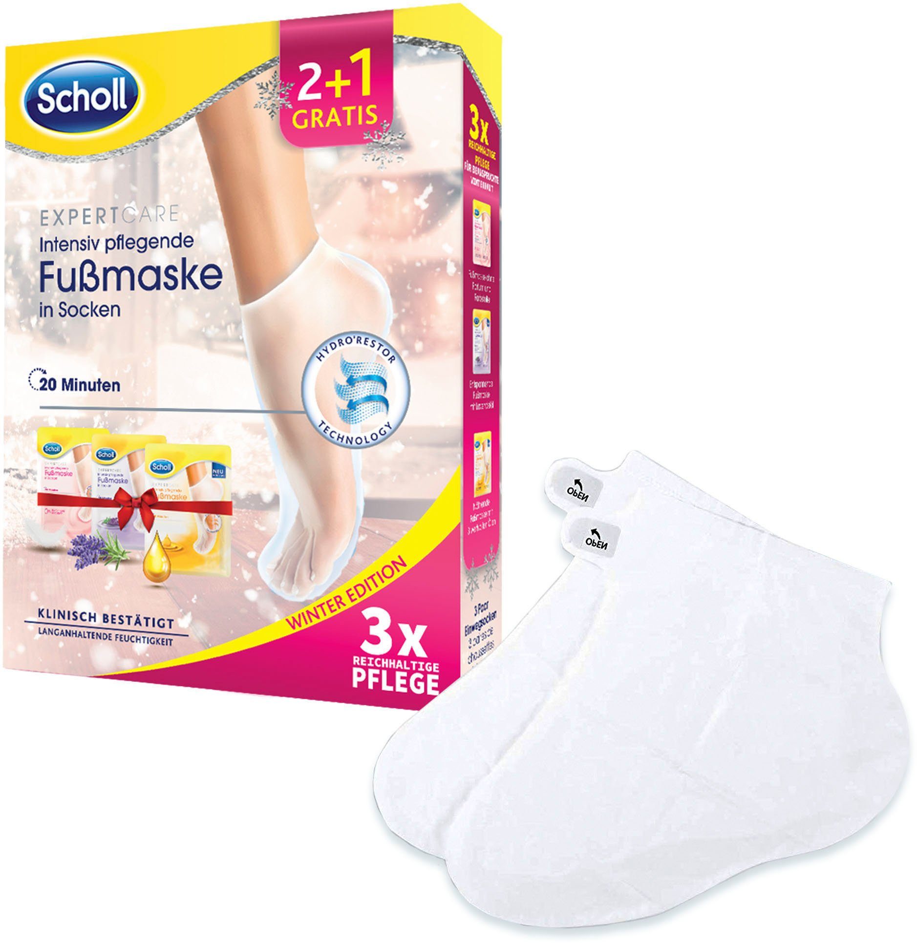 Scholl Fußmaske »ExpertCare Intensiv pflegend im 3er Multipack«, in Socken  online kaufen | OTTO