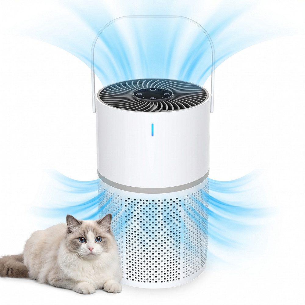 Tekoo Luftreiniger mit HEPA H13 Filter & Ionisator