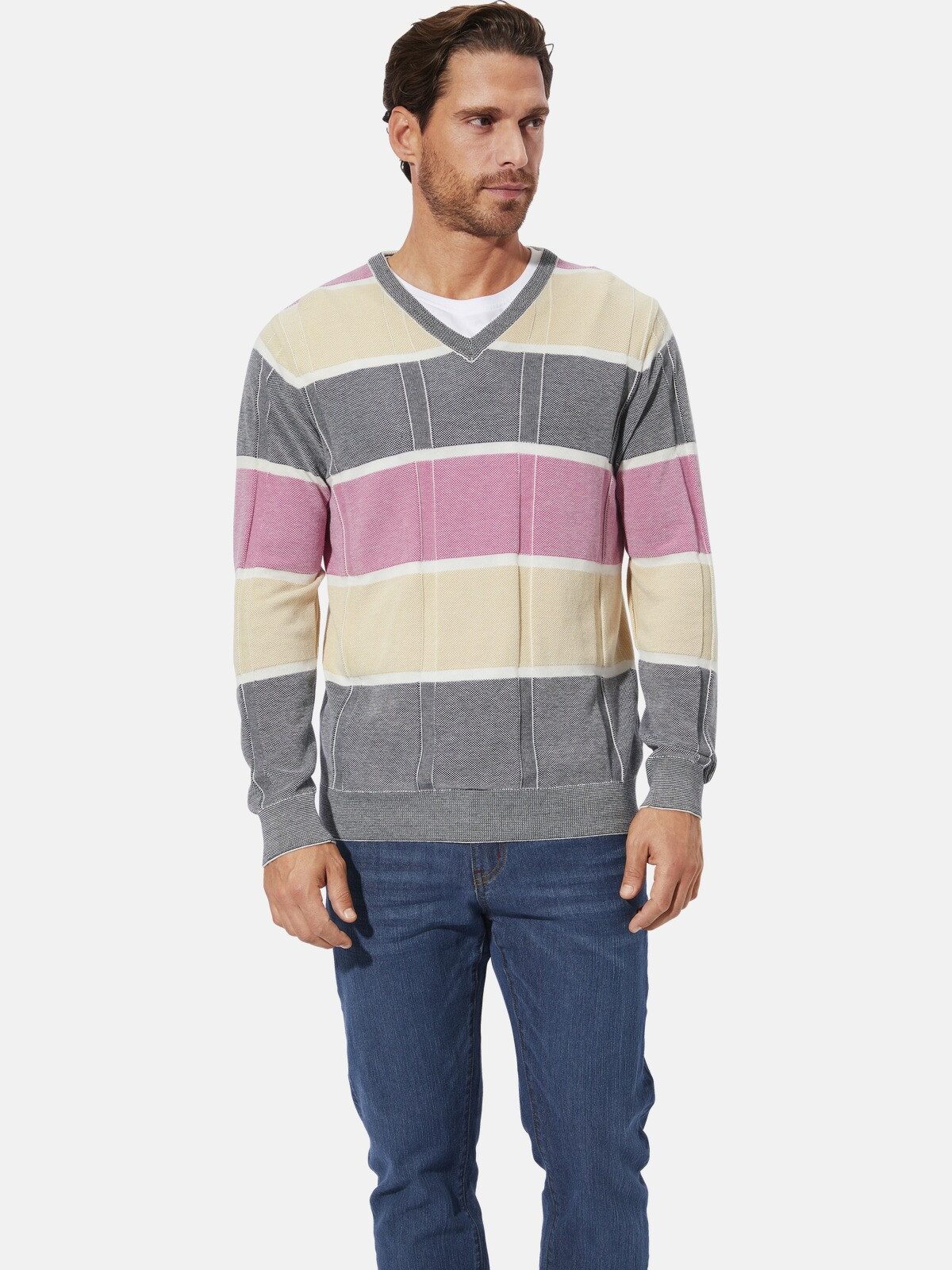 V-Ausschnitt-Pullover ONIR