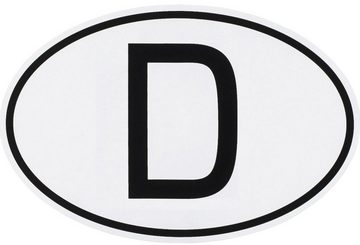 HR-IMOTION Aufkleber 10 Stück Deutschland D-Schild Kennzeichen D Schild 76 x 52 mm (10x)