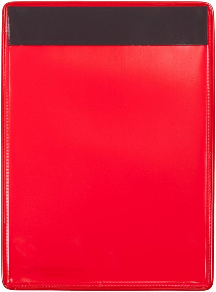 Thumbnail - Tarifold Fächermappe Kennzeichnungshülle A4 rot magnetisch PVC mit Haltedraht VE=10 Stück