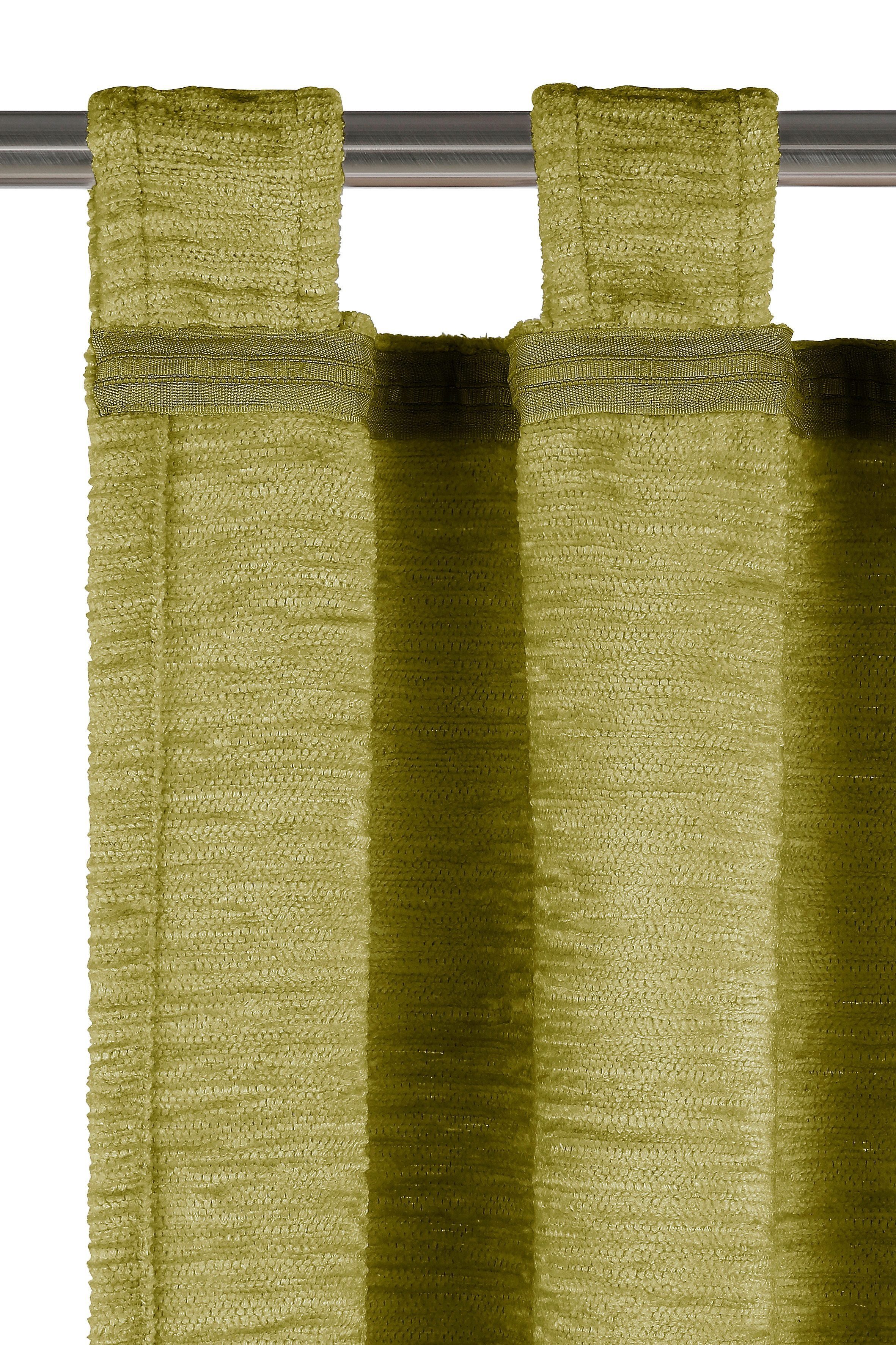 Wirth Vorhang Trondheim 234 g/m² (1 St), Schlaufen, blickdicht, Chenille