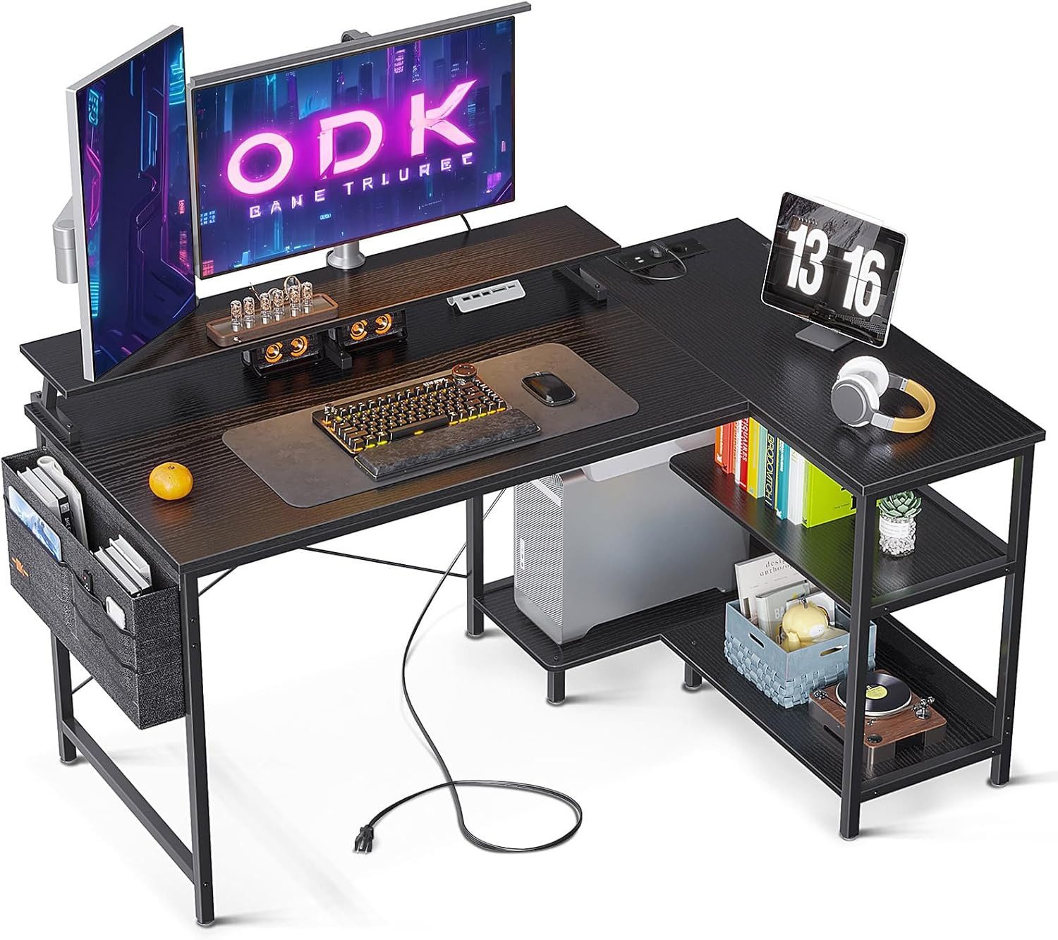 ODK Schreibtisch L Form, Eckschreibtisch mit günstig online kaufen
