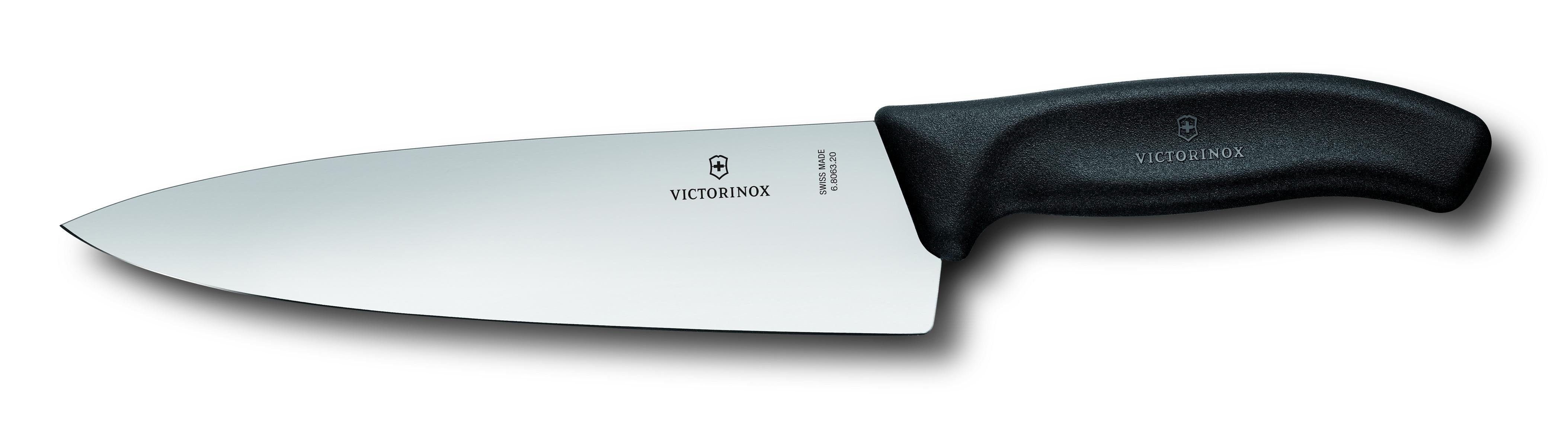 Victorinox Taschenmesser SwissClassic, Tranchiermesser, normaler Schliff, 20cm, schwarz, G