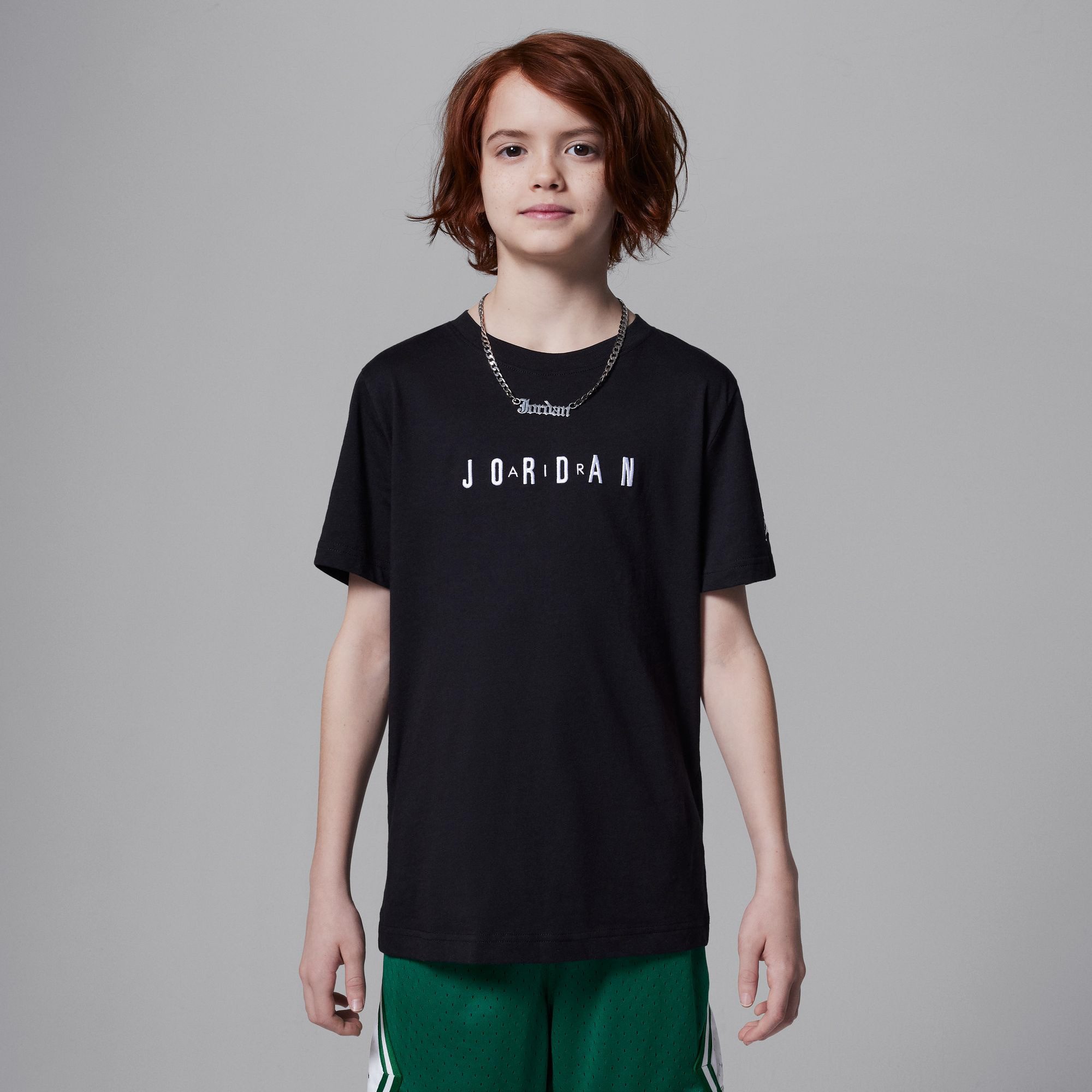 Jordan Print-Shirt JDB MJ WORDMARK EMB CREW