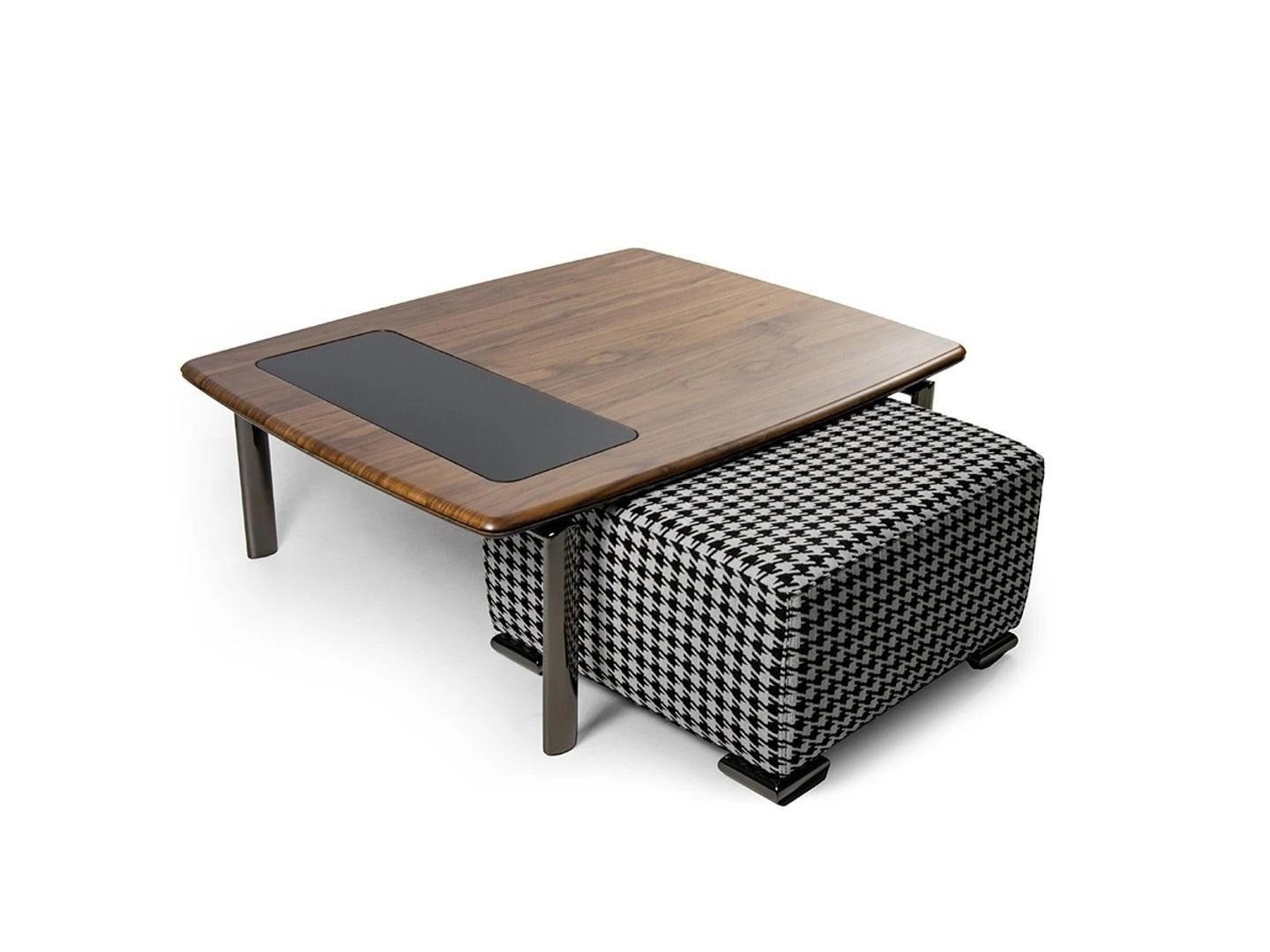 Xlmoebel Couchtisch Modernes Design-Set mit Couchtisch und Hocker für das Wohnzimmer (2tlg Wohnzimmer Set (Couchtisch + Hocker), Hergestellt in Europa