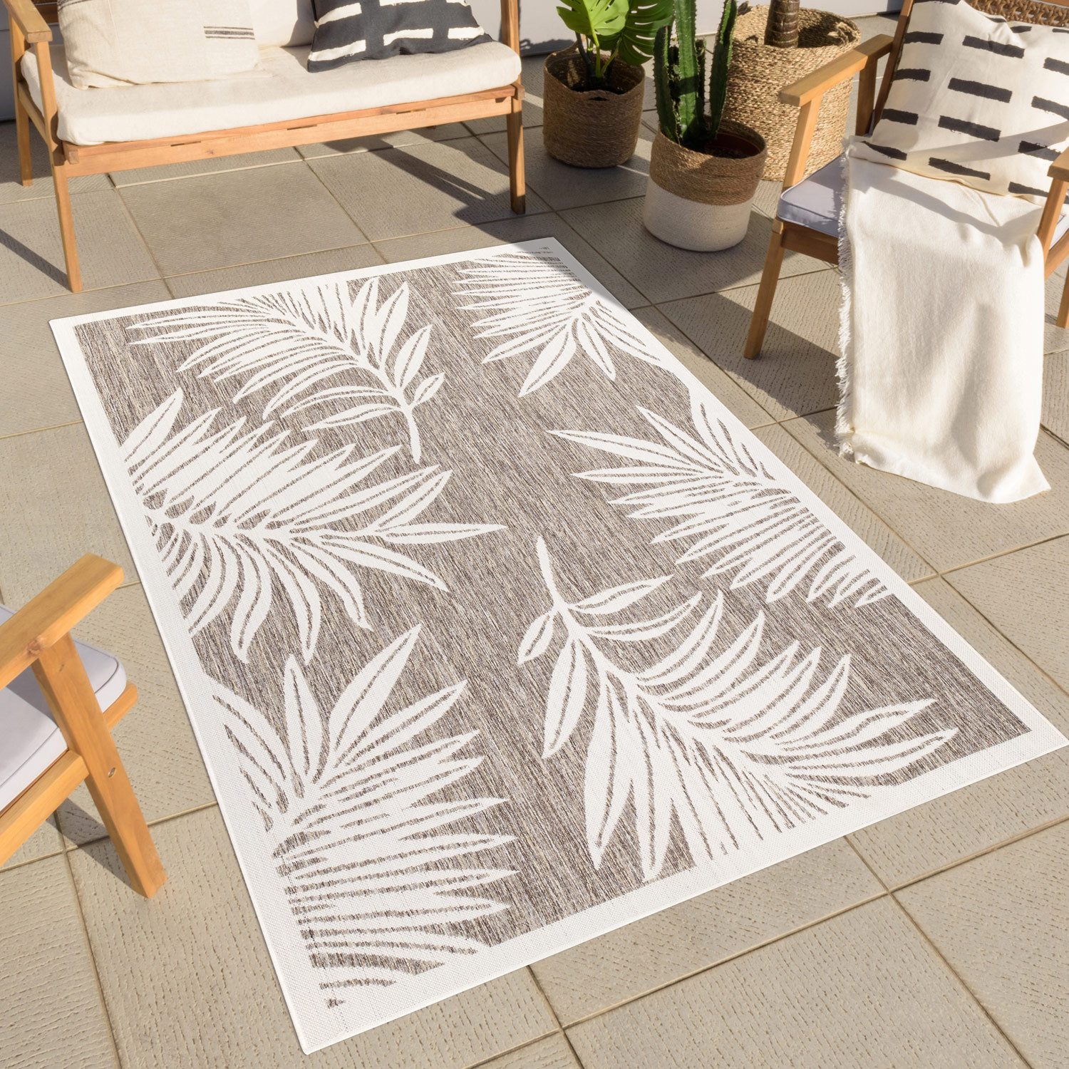 Carpet City Outdoorteppich Outdoor 468, rechteckig, Höhe: 5 mm, Läufer, UV- günstig online kaufen