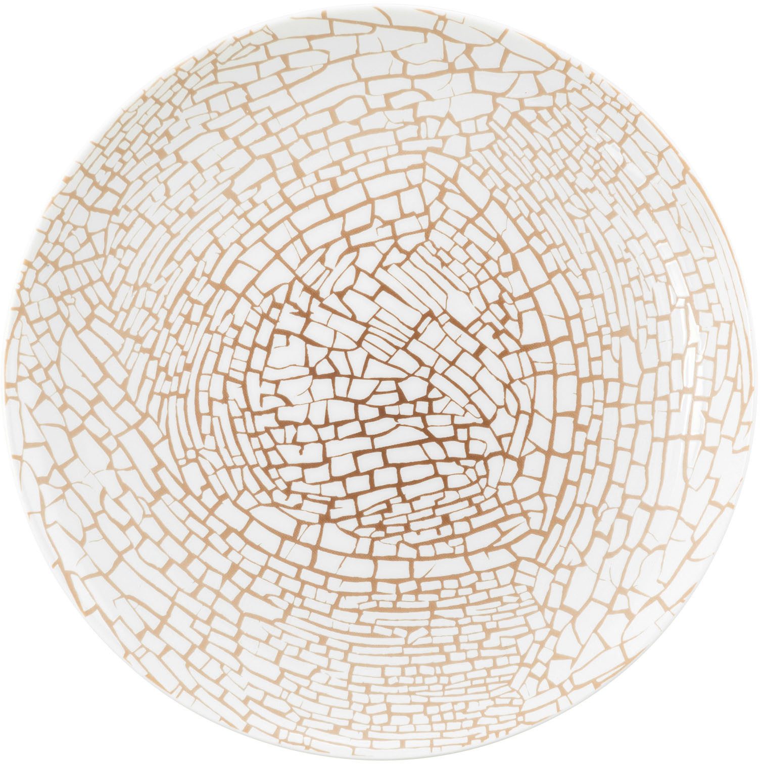 Seltmann Weiden Brotteller Liberty Krakelee, (1 St), Teller, kleiner Teller, Kuchenteller
