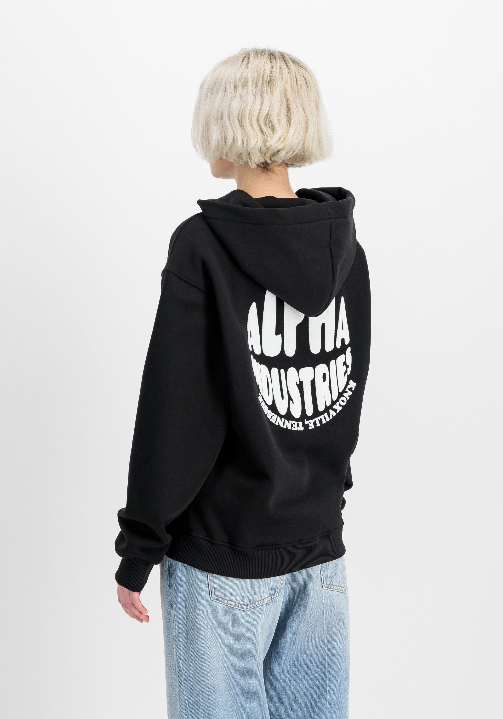 Alpha Industries Hoodie Logo Hoodie Backprint W