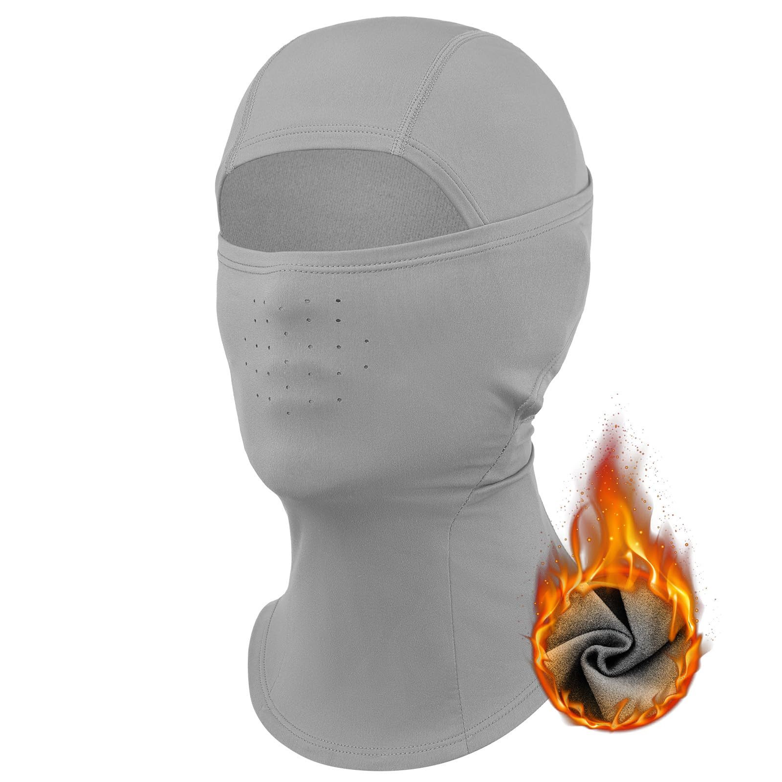 ROCKBROS Sturmhaube Balaclava Winter Skimaske Winddichte Atmungsaktive Gesichtsmaske M/L MULTIFUNKTIONAL