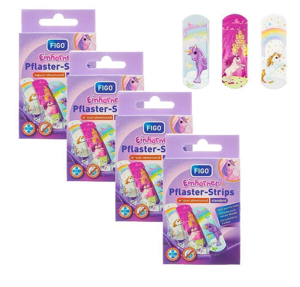 varivendo Wundpflaster Kinderpflaster Einhorn 40 Stück bunt (Stück, 40 St., Kinderpflaster), pflaster wundpflaster pflasterverband Kinderpflaster