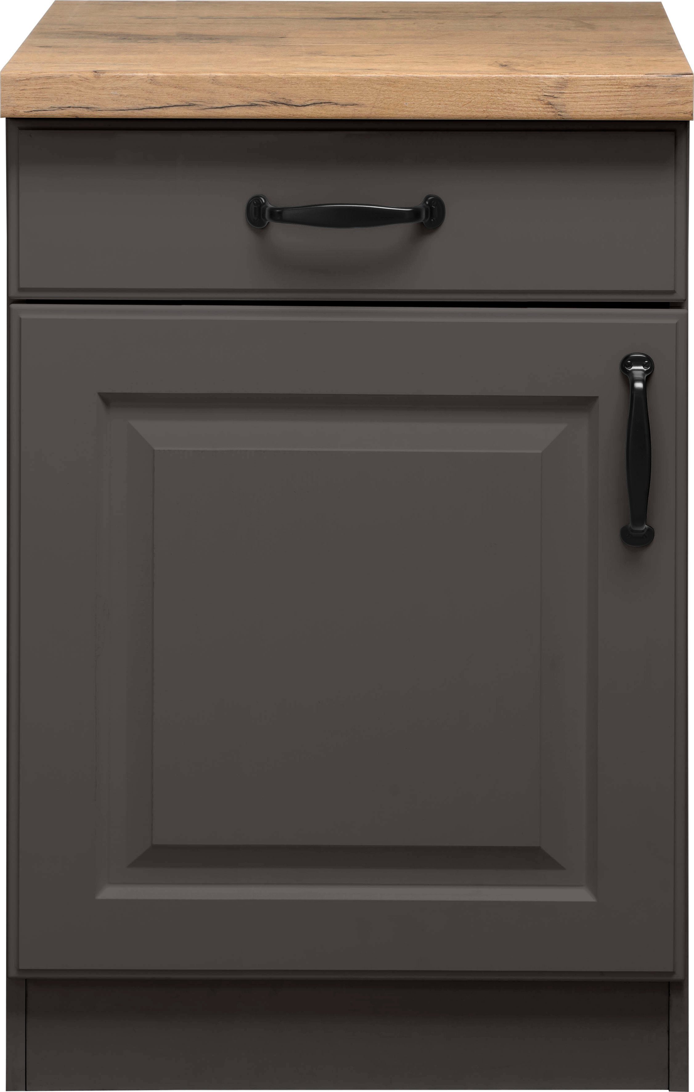 wiho Küchen Unterschrank "Erla" 60 cm breit mit Kassettenfront günstig online kaufen