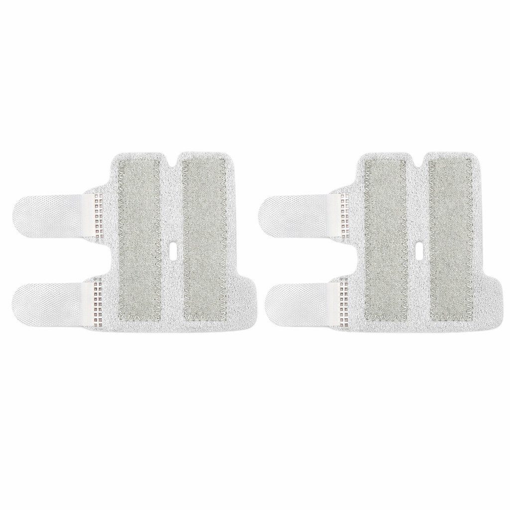 COOL-i ® Fingerbandage Verstellbare Fingerschiene mit 2 Metallschienen, 2 Stück, Fingerstütze zur Ruhigstellung, atmungsaktiv, Universalgröße