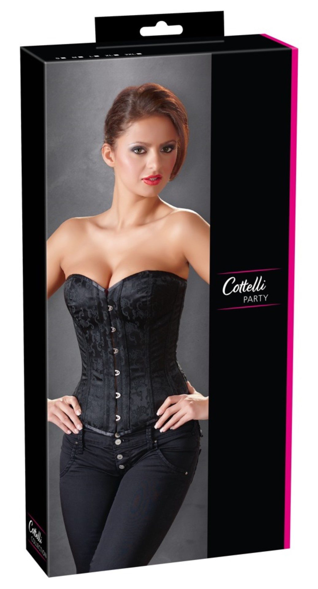 Corsage Cottelli PARTY - Corsage schwar - (2XL,L,M,S,XL)