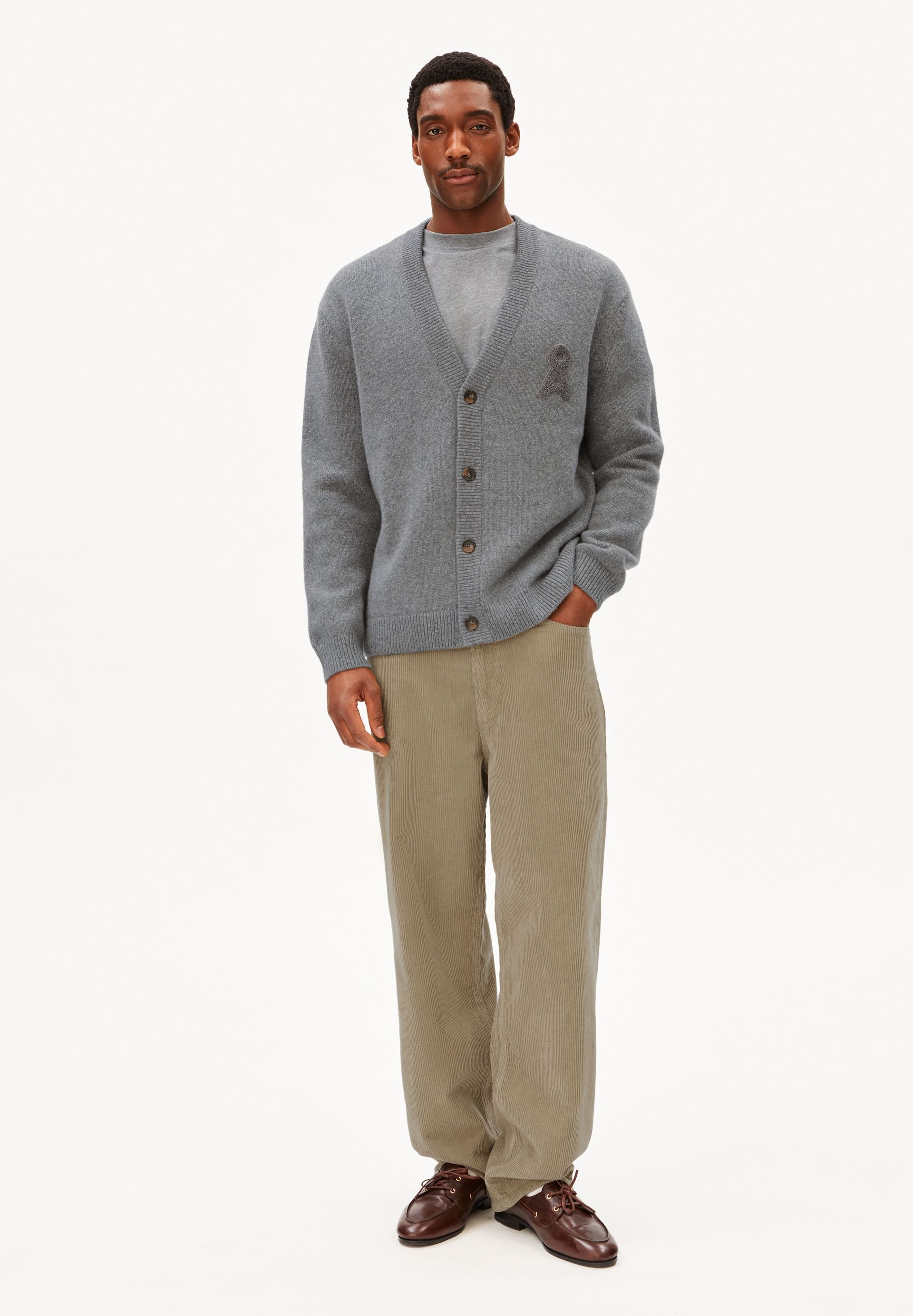 Armedangels Cardigan REC KNIT Strickjacke aus 100% recycelter Wolle (Relaxed Fit)