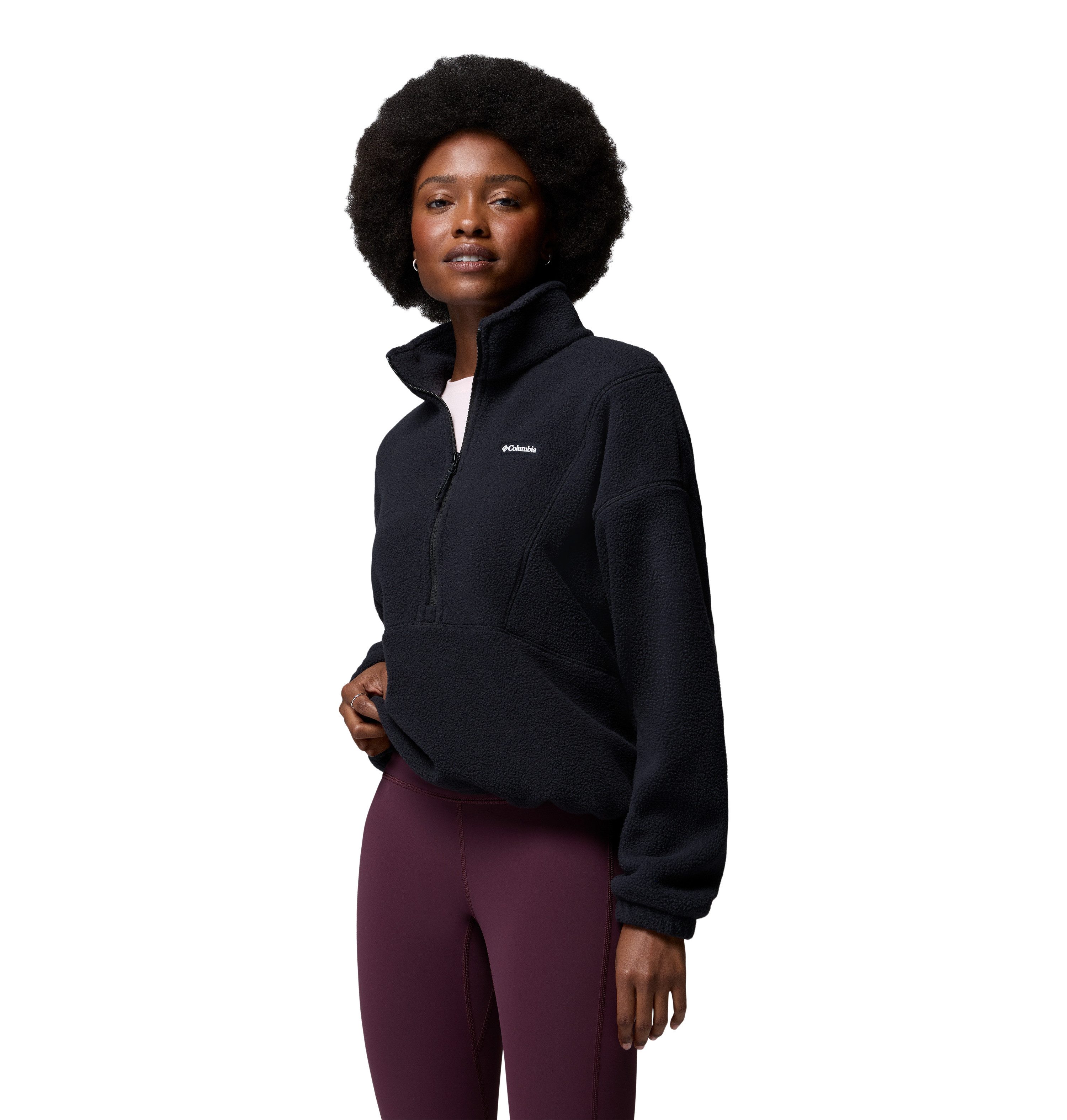 Columbia Fleecepullover Timber Meadow MTR Fleece HZ wasserabweisend, windabweisend, Langarm-Ausführung, atmungsaktiv