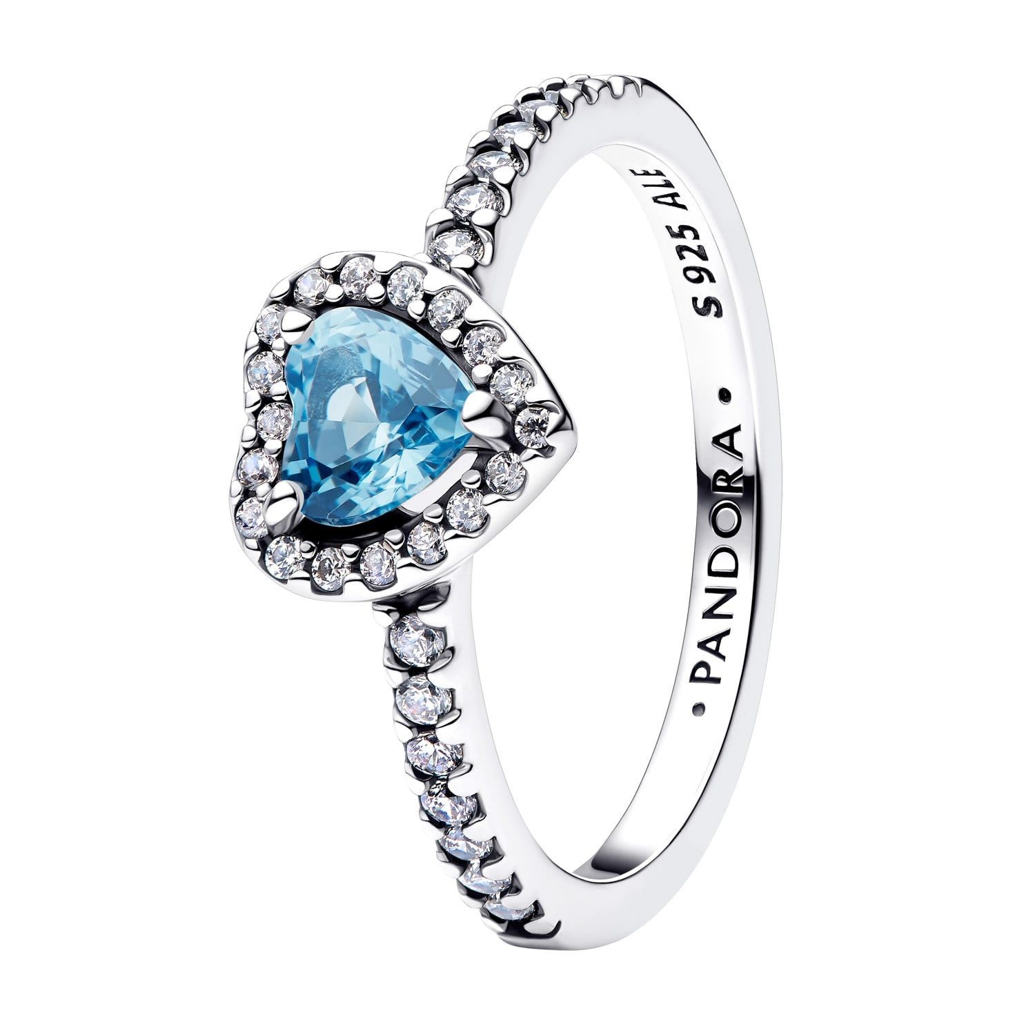 Pandora Silberring DamenSilber Erhabenes Hellblau günstig online kaufen
