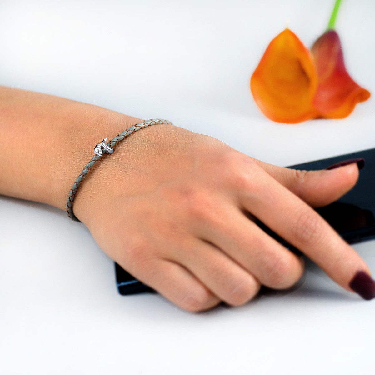 Materia Bead Delfin Bead Meerestier Dolphin 290, 925 Sterling Silber