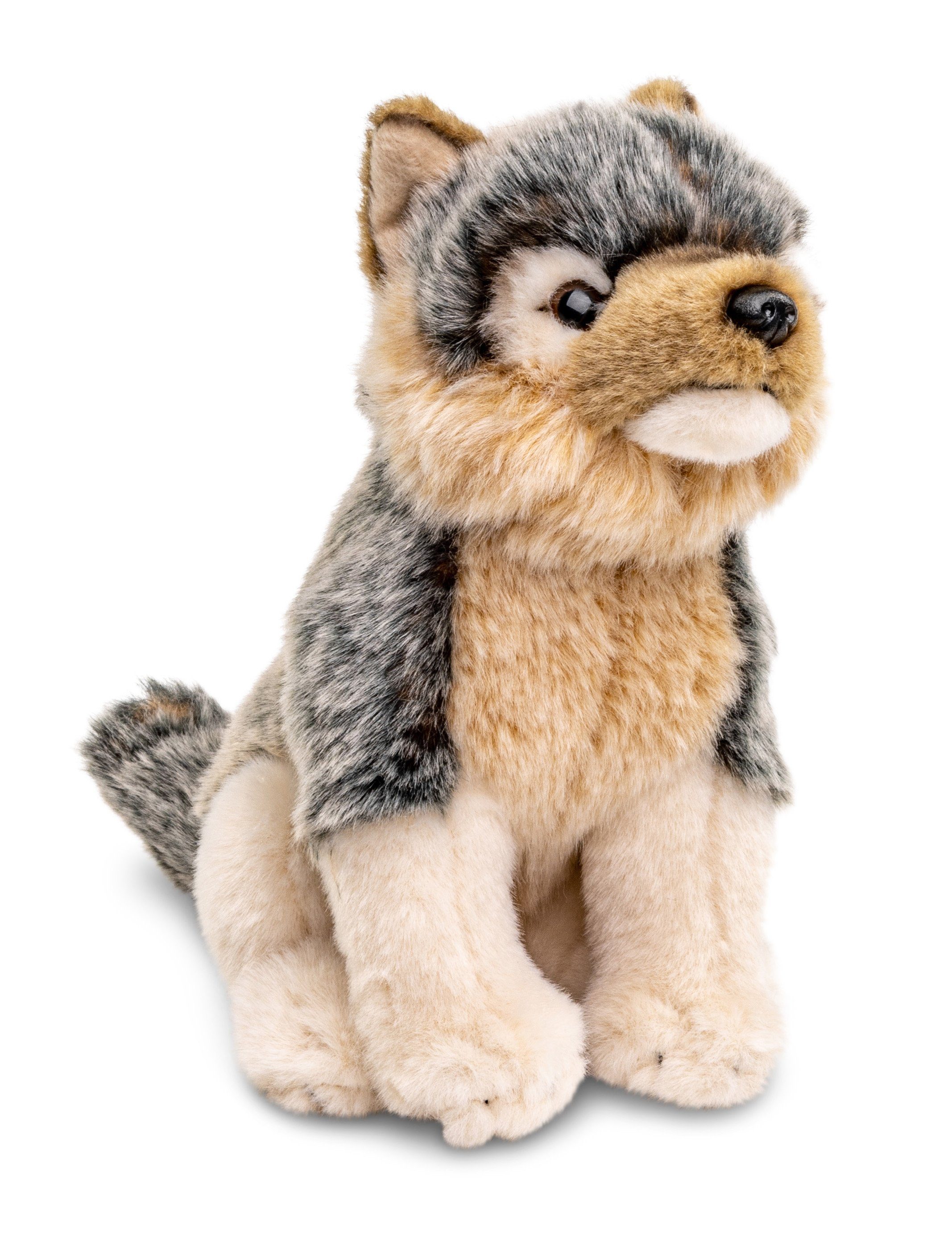 Uni-Toys Kuscheltier »Grauwolf Junges, sitzend - 20 cm (Höhe) -  Plüsch-Wolf, Lupus - Plüschtier«, zu 100 % recyceltes Füllmaterial online  kaufen | OTTO