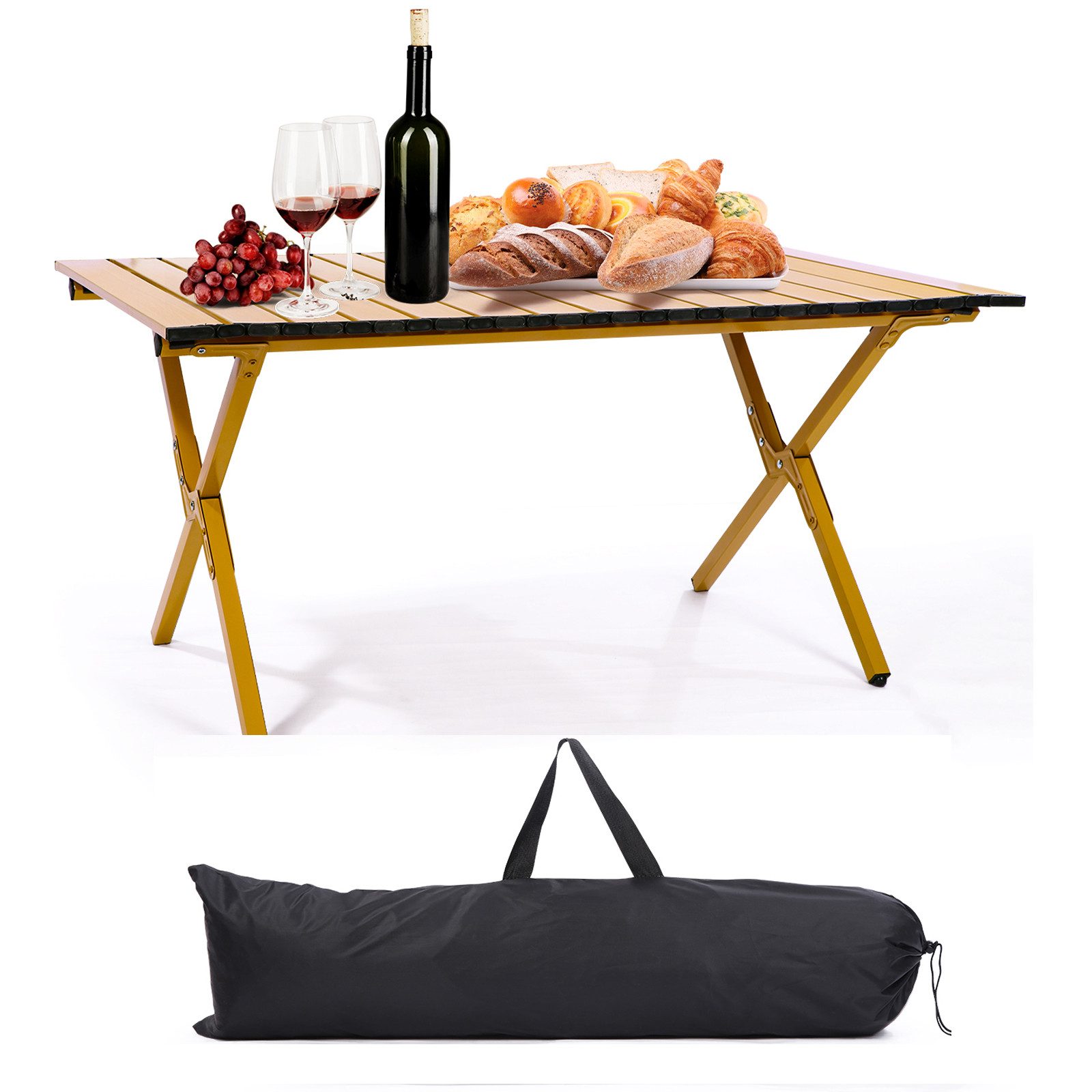 LEAZZLE Campingtisch Outdoor Alu Klapptisch Campingtisch günstig online kaufen