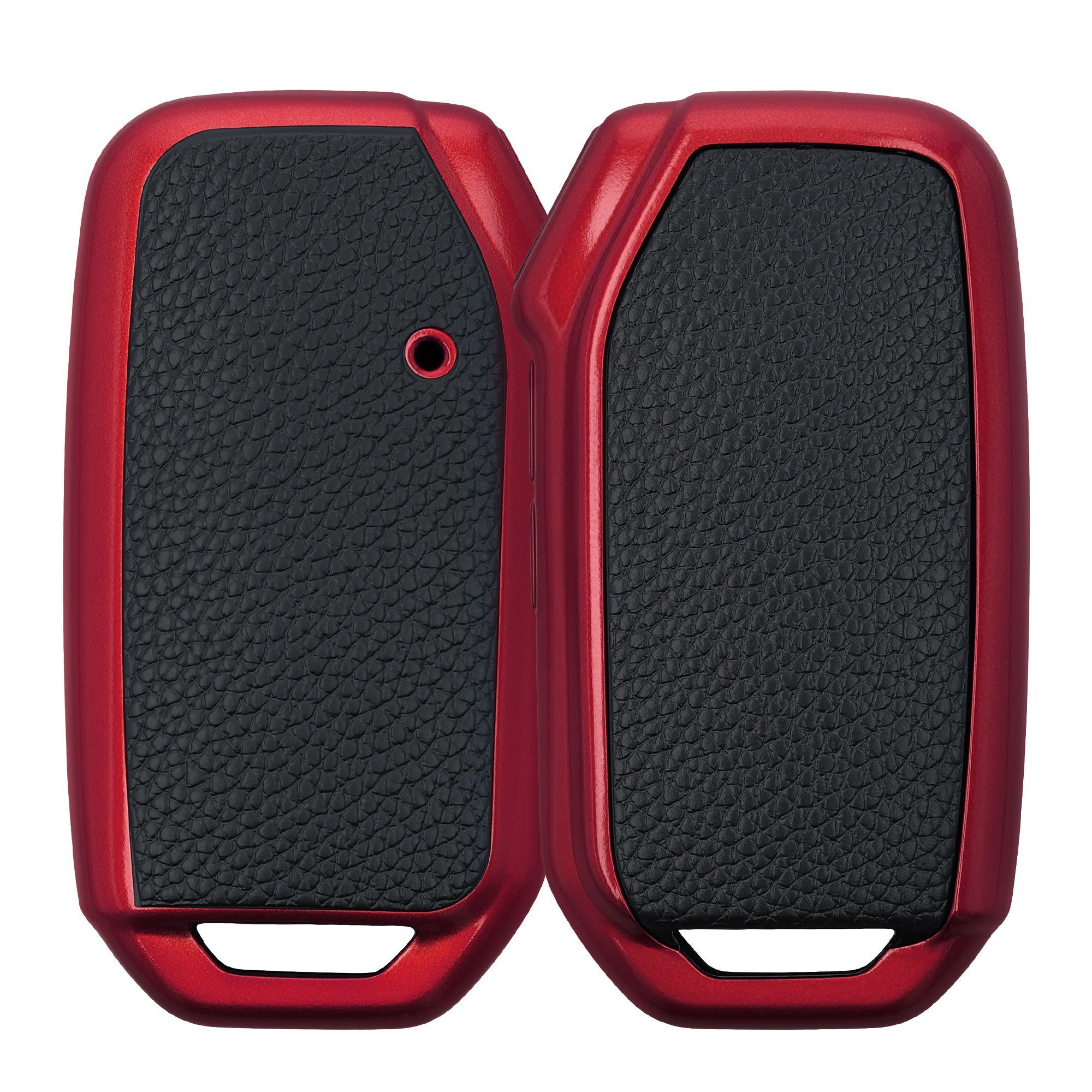 kwmobile Schlüsseltasche Autoschlüssel Hülle für Kia, TPU Schutzhülle Schlüsselhülle Cover für Kia Rot