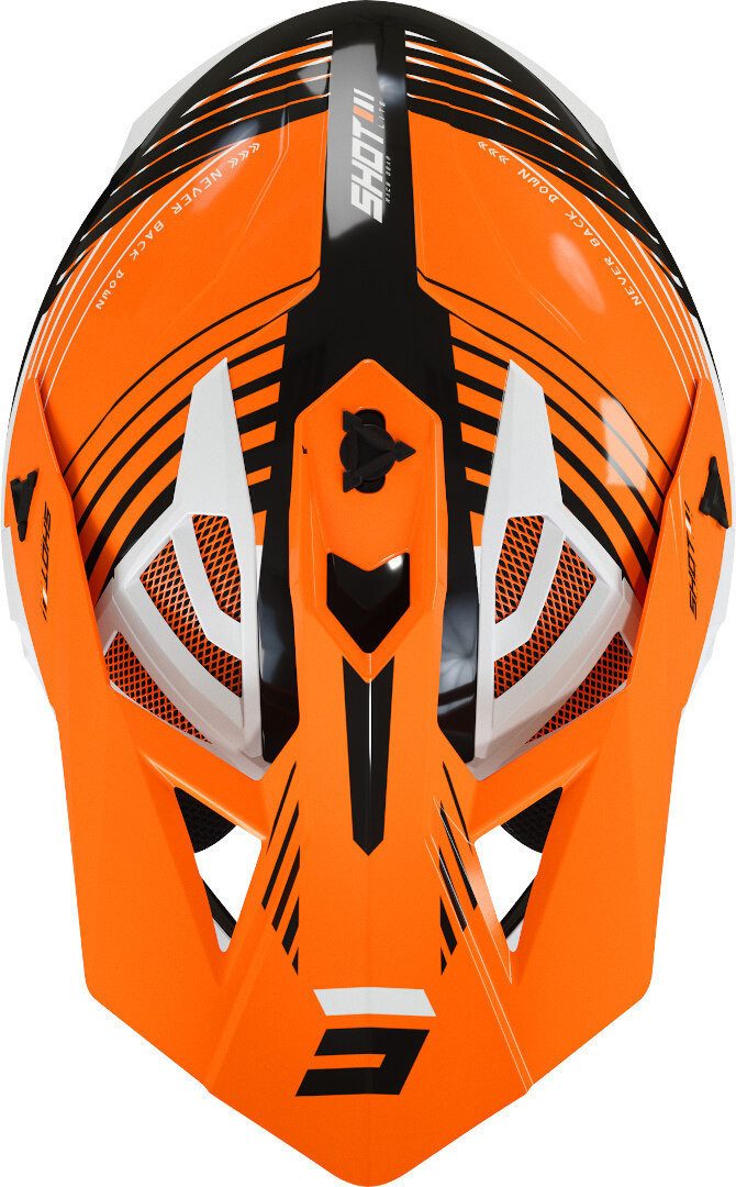 Shot Motocrosshelm Lite Fury Motocross Helm, Belüftet