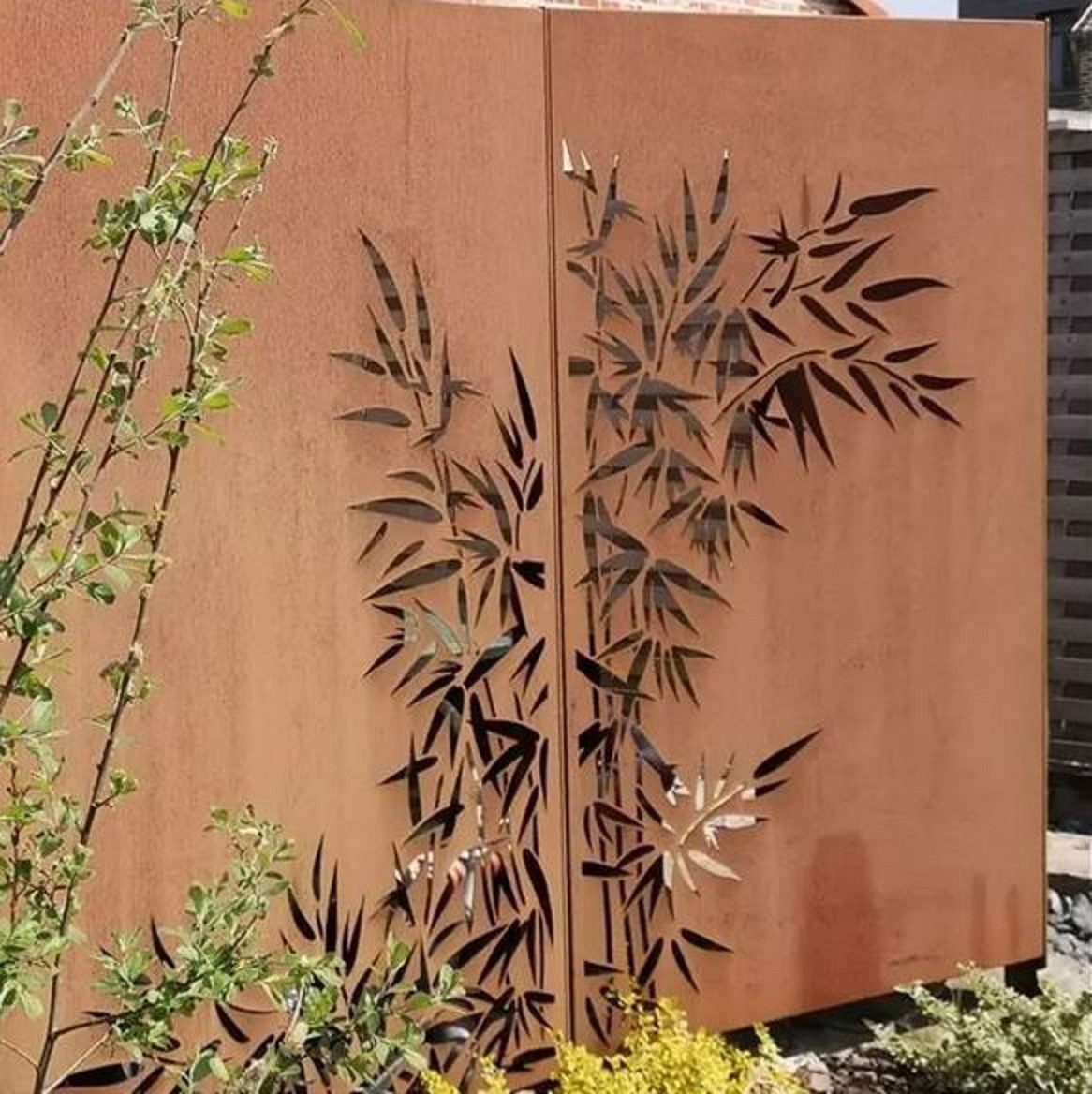 Adezz Sichtschutzelement Cortenstahl, witterungsbeständiger Cortenstahl günstig online kaufen