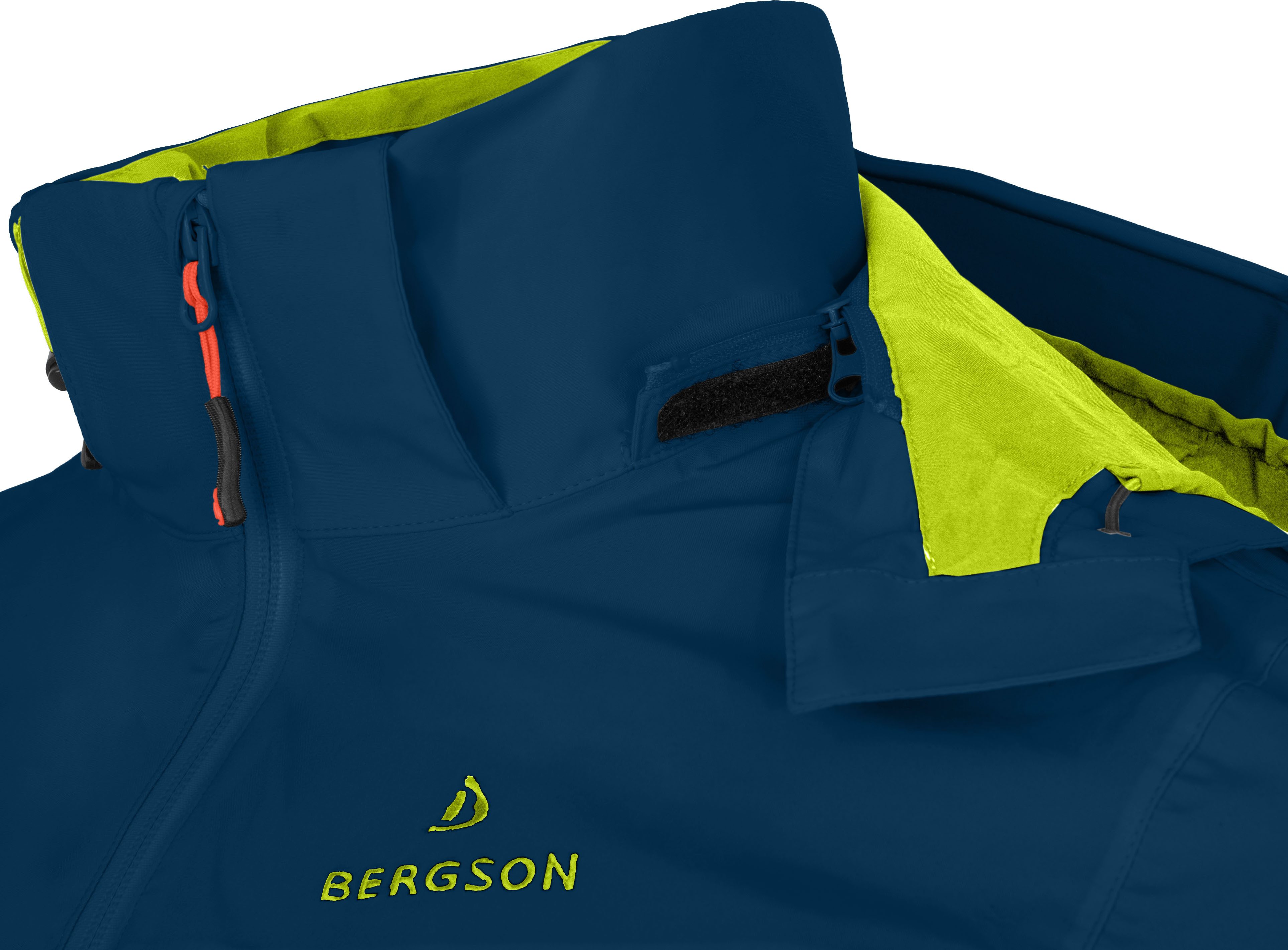 Bergson Regenjacke TALLMOS 3in1 Doppeljacke Herren Regenjacke, Fleece Innenjacke, 20000 mm Wassersäule, Normalgrö