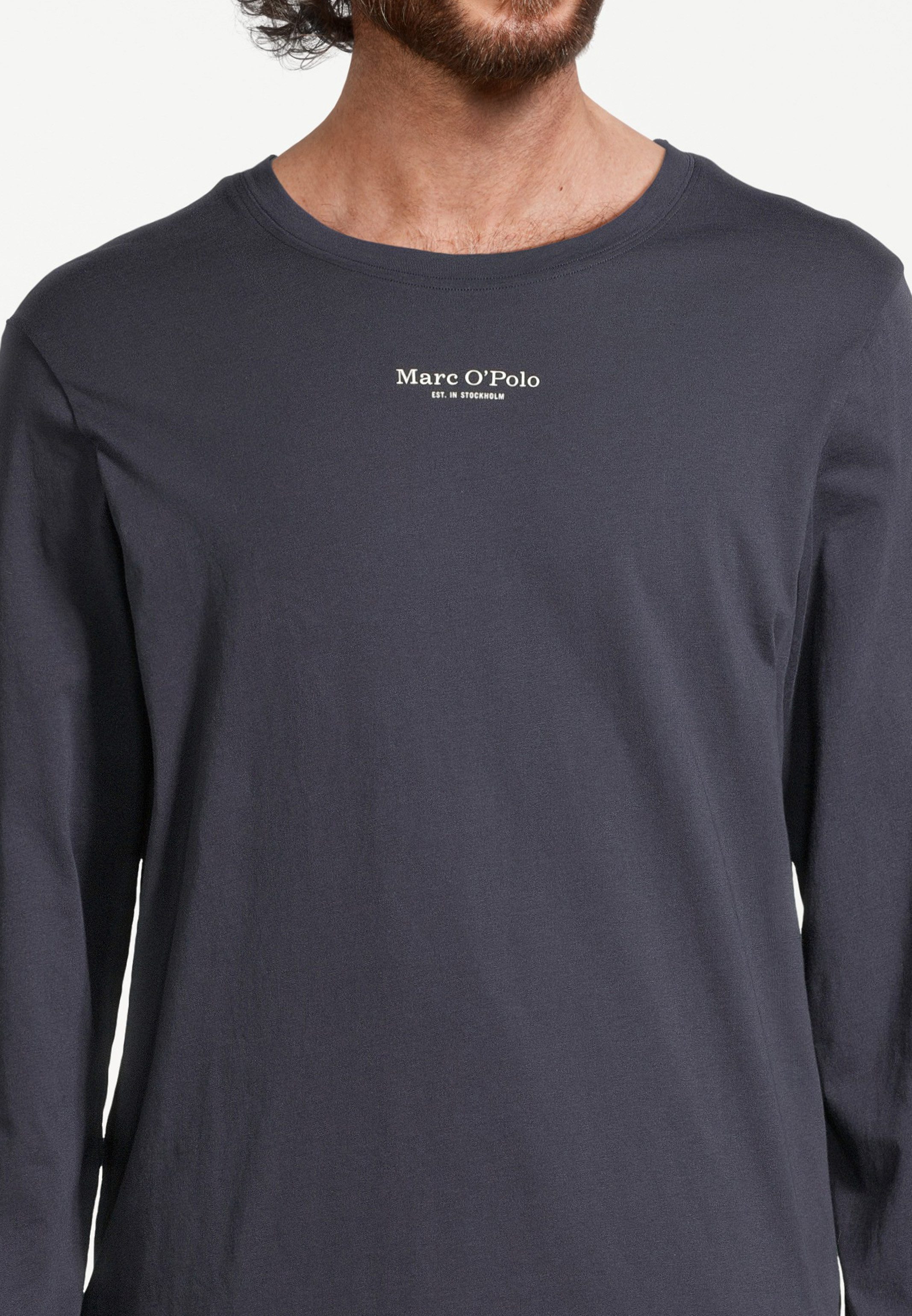 Marc O'Polo Pyjama Mix & Match Organic Cotton (Set, 2 tlg) Schlafanzug - Baumwolle - Atmungsaktiv - Mit Logo-Print auf der Brust