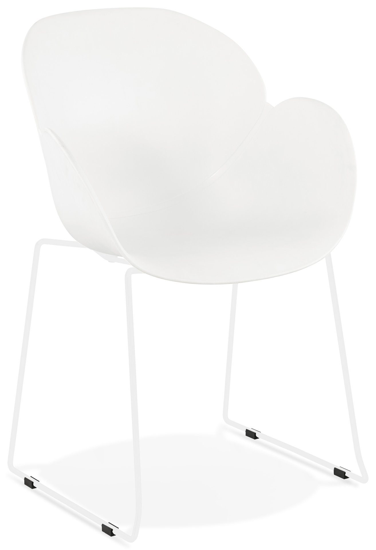 Kokoon Design Armlehnstuhl ROXAN Weiß | Reinweiß