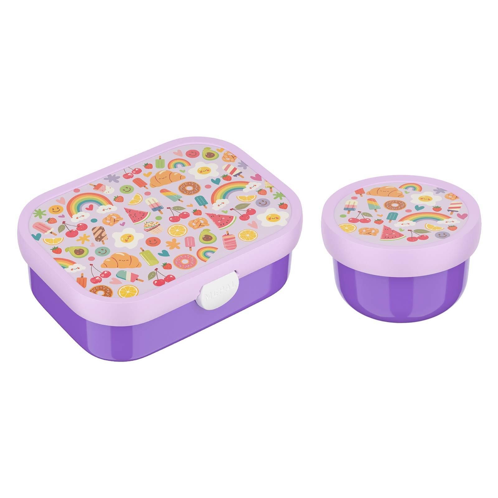 Mepal Lunchbox Campus (2025) Obst- und Bentobox 300 & 750 ml, Kunststoff, (2-tlg), Spülmaschinengeeignet