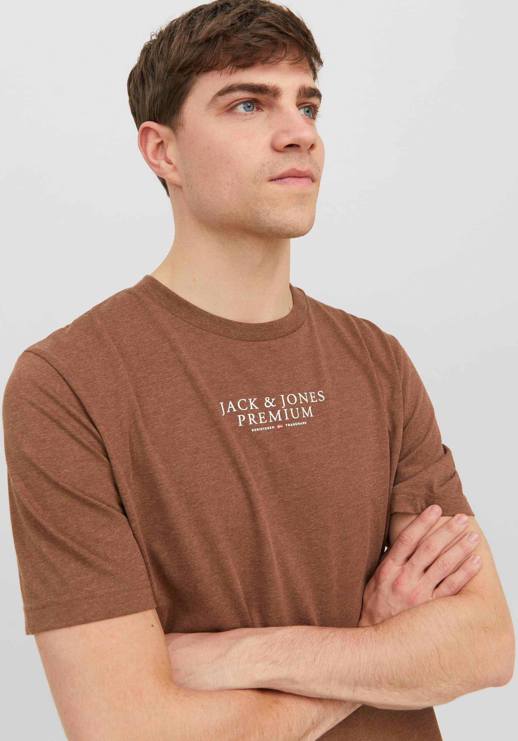 Jones & bison JPRBLUARCHIE NECK CREW Rundhalsshirt Jack TEE