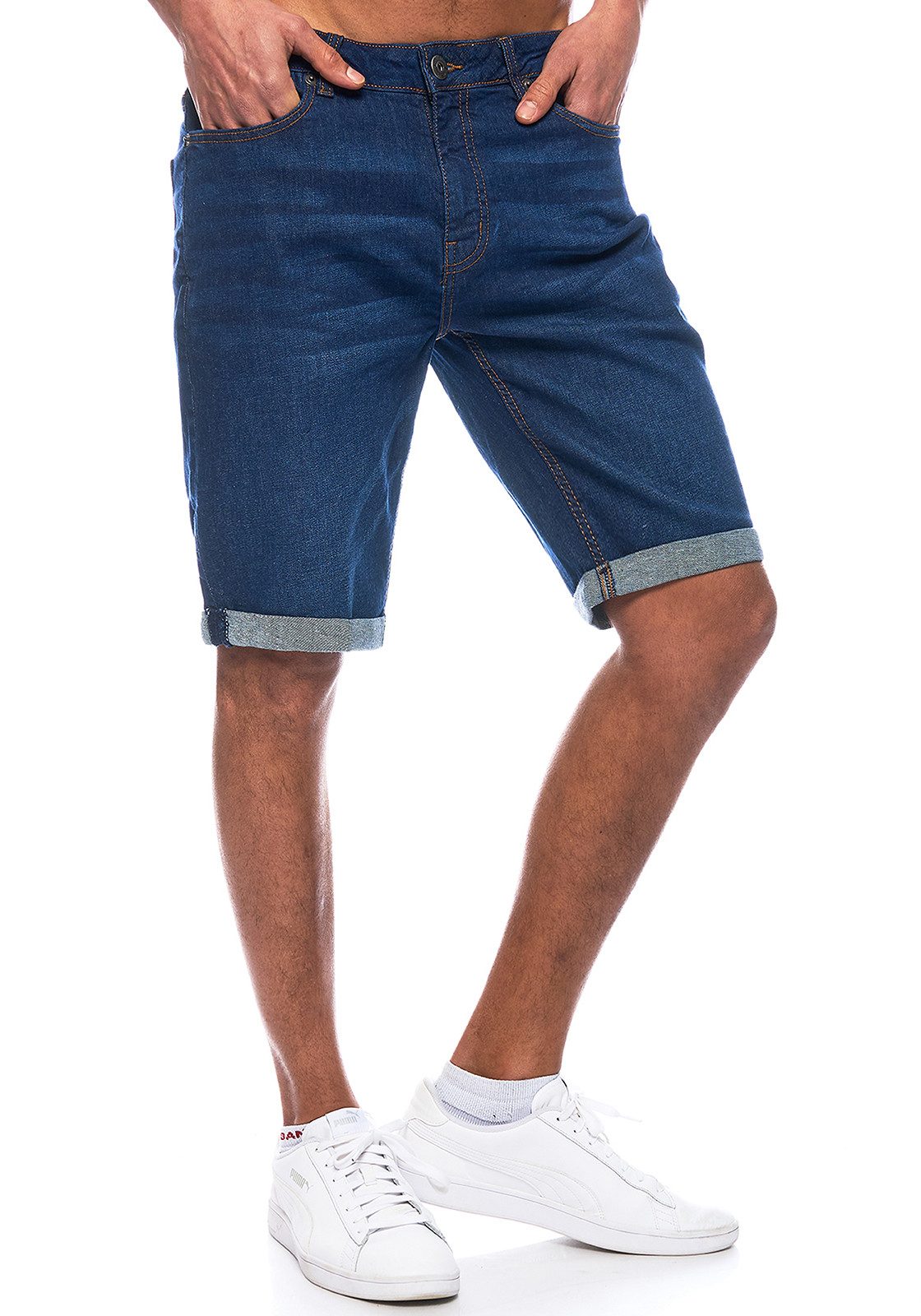 Smith & Solo Jeansshorts Herren, kurze Hosen Männer, Shorts 5-Pocket Style