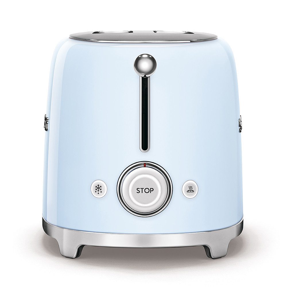 Smeg Toaster TSF02PBEU Toaster pastellblau, Breite Schlitze – Bild 3 von 5