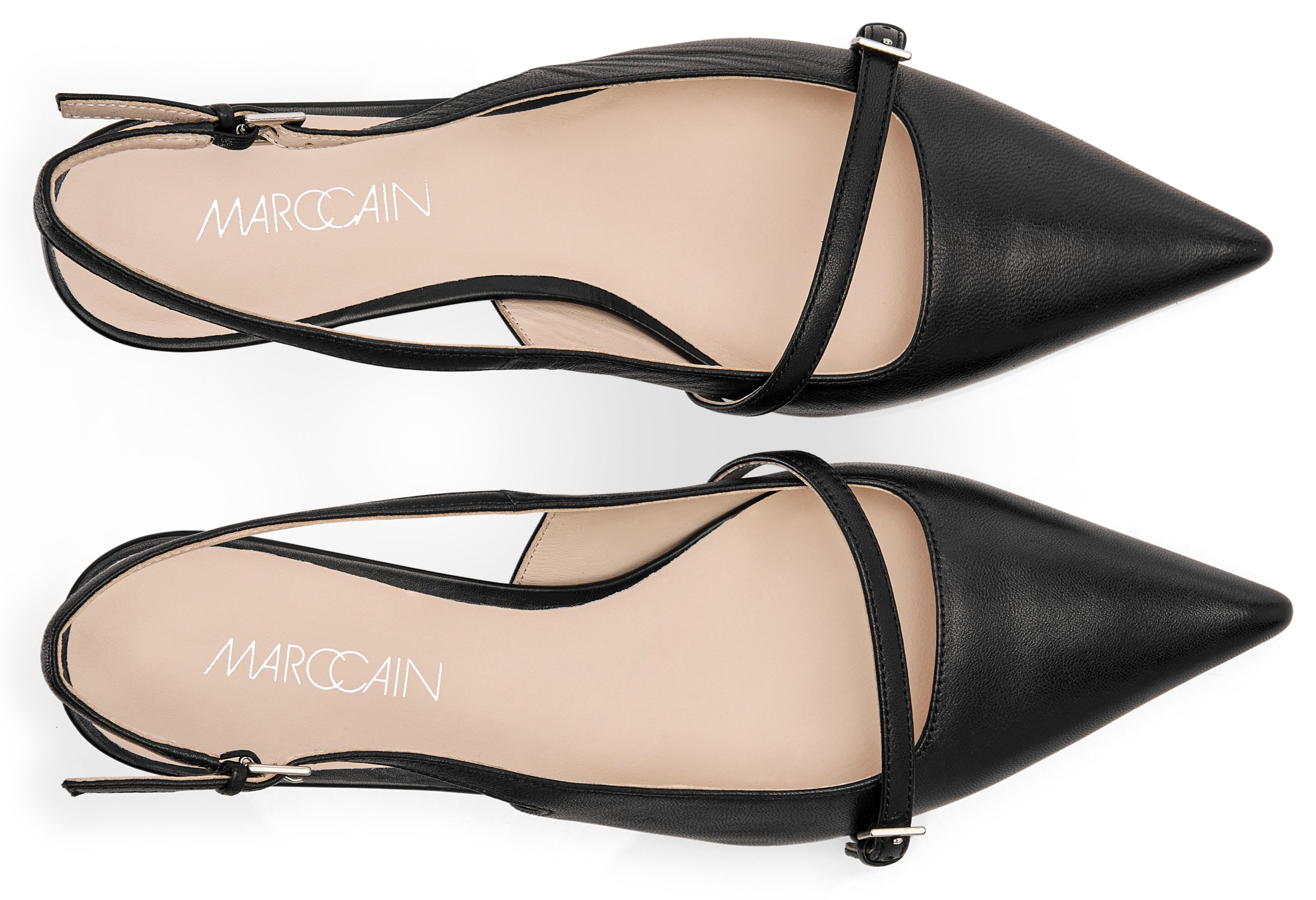 Marc Cain Slingpumps, Flats, Sling, Ballerina in spitzer Form günstig online kaufen
