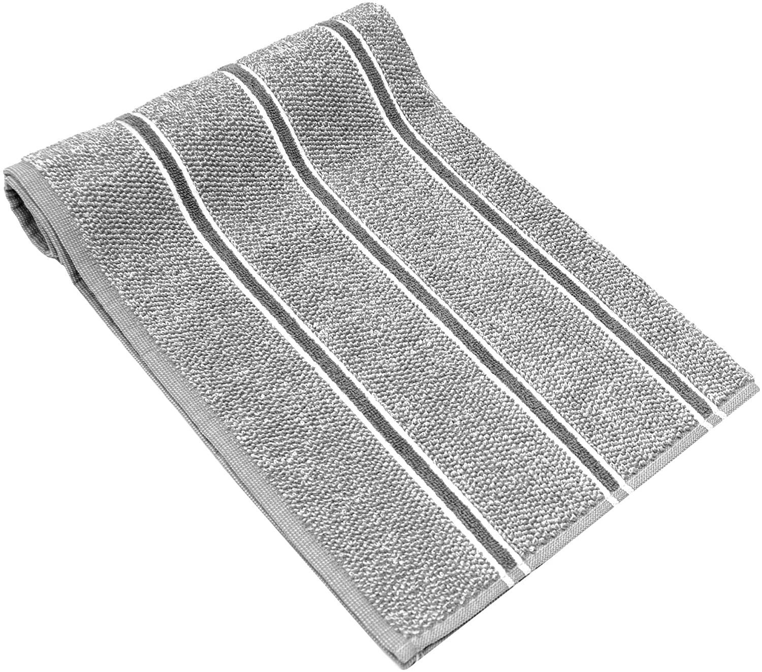 4-tlg), Lashuma weiche Abtrockenhandtücher Set Handtuch grau Checks, 50x50 Frottee, Frottee (Set, cm