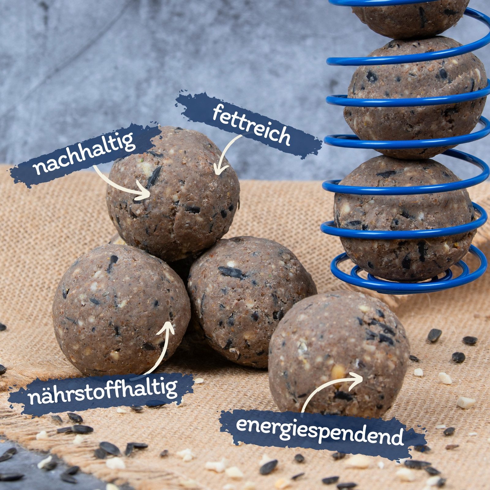 Lyra Pet 200 Stk. Lyra Pet® Gourmet Meisenknödel ohne Netz à 80 g, für: Wildvogel