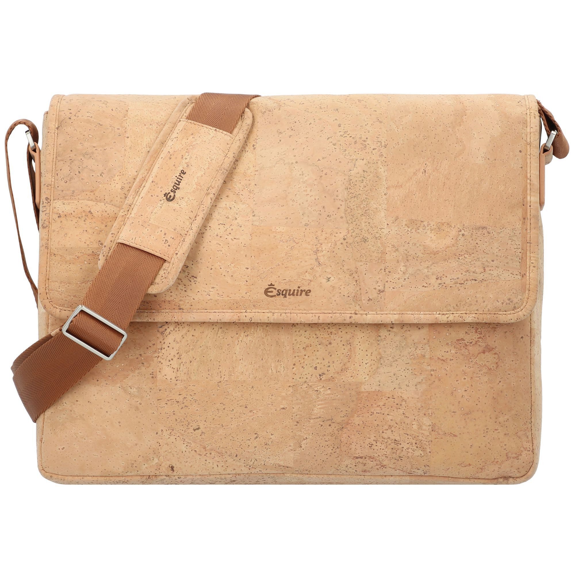 Esquire Messenger Bag Kork, Kork