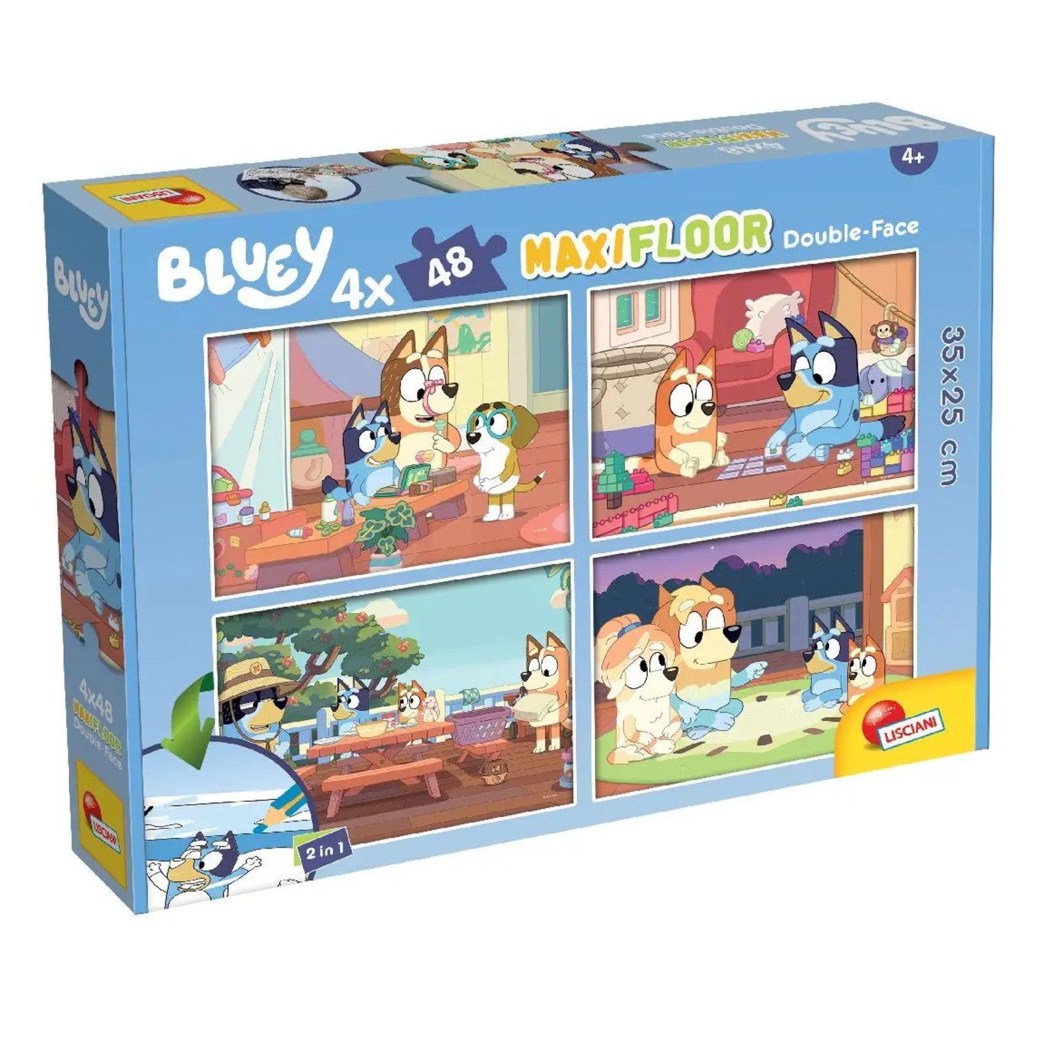 Puzzle Bluey Puzzle Df Maxi Floor 4 X 48, Puzzleteile günstig online kaufen